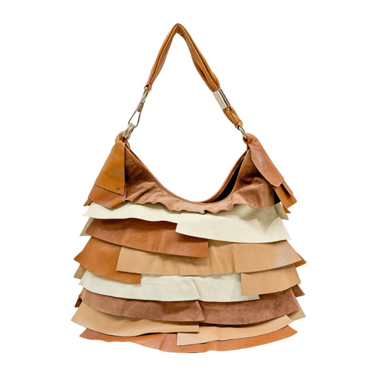 Saint Tropez Brown Leather Shoulder Bag