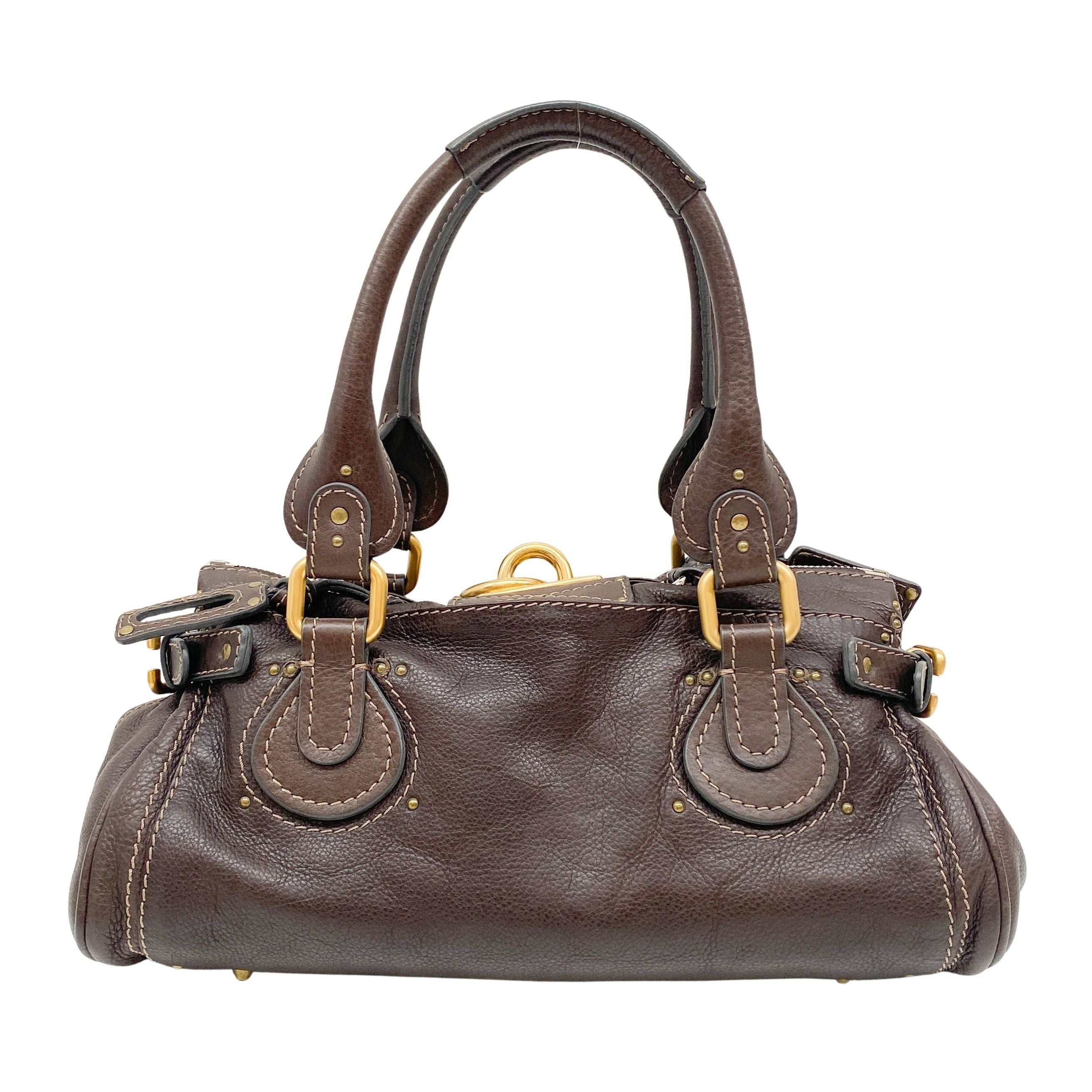 Paddington Brown Leather Shoulder Bag