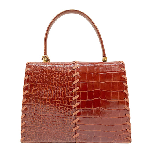 Cassandra Red Leather Hand Bag