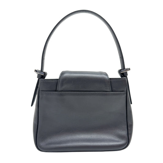 Black Leather Hand Bag