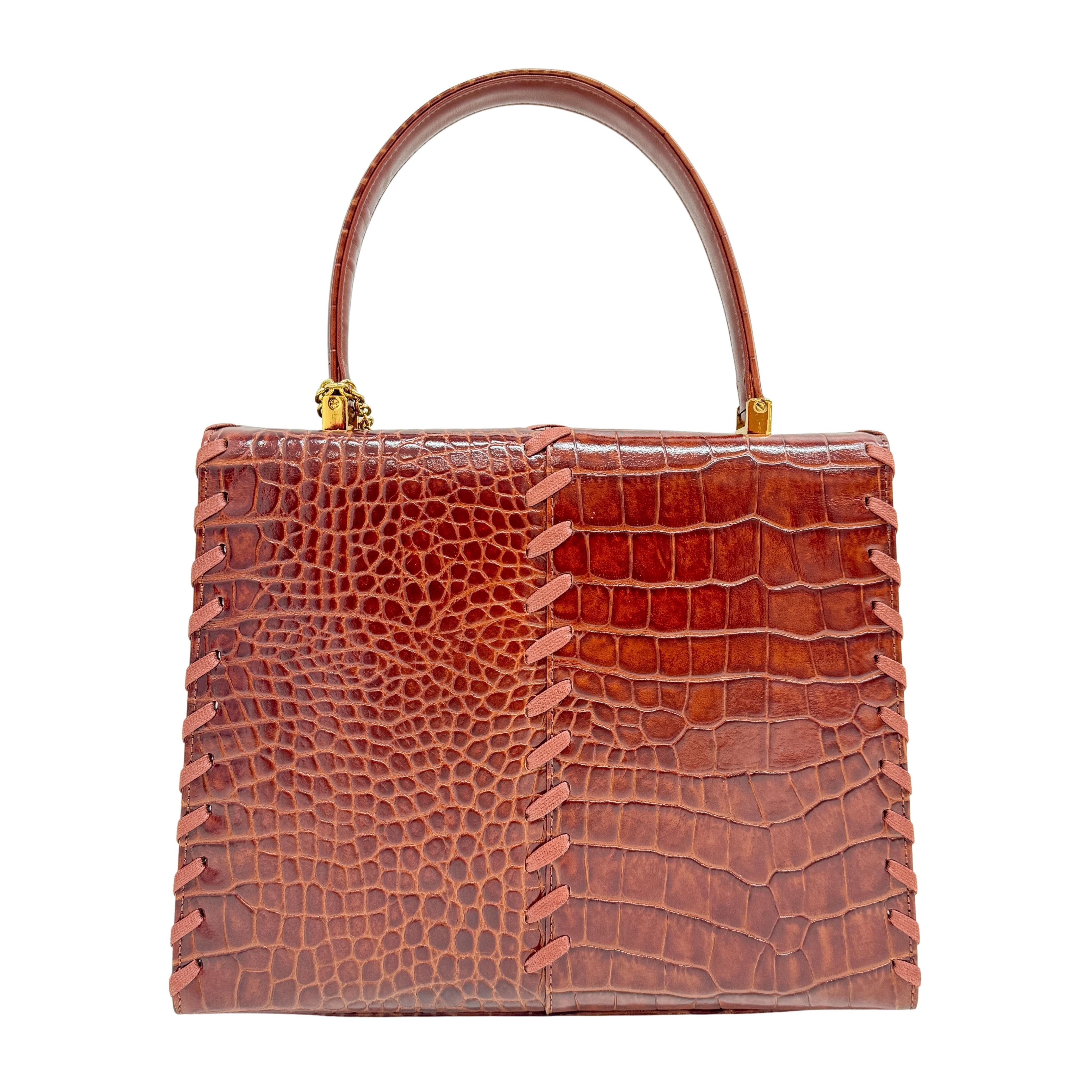 Cassandra Red Leather Hand Bag