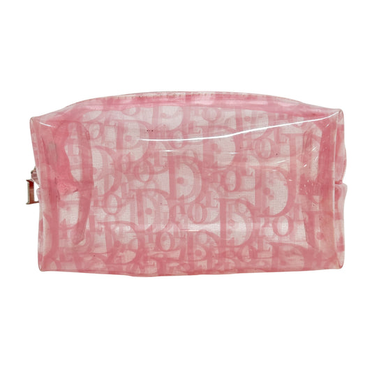 Trotter Clear Pink Plastic Pouch