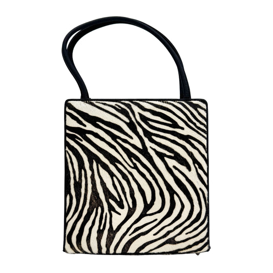 Cowhide Pony Hair Handle Bag