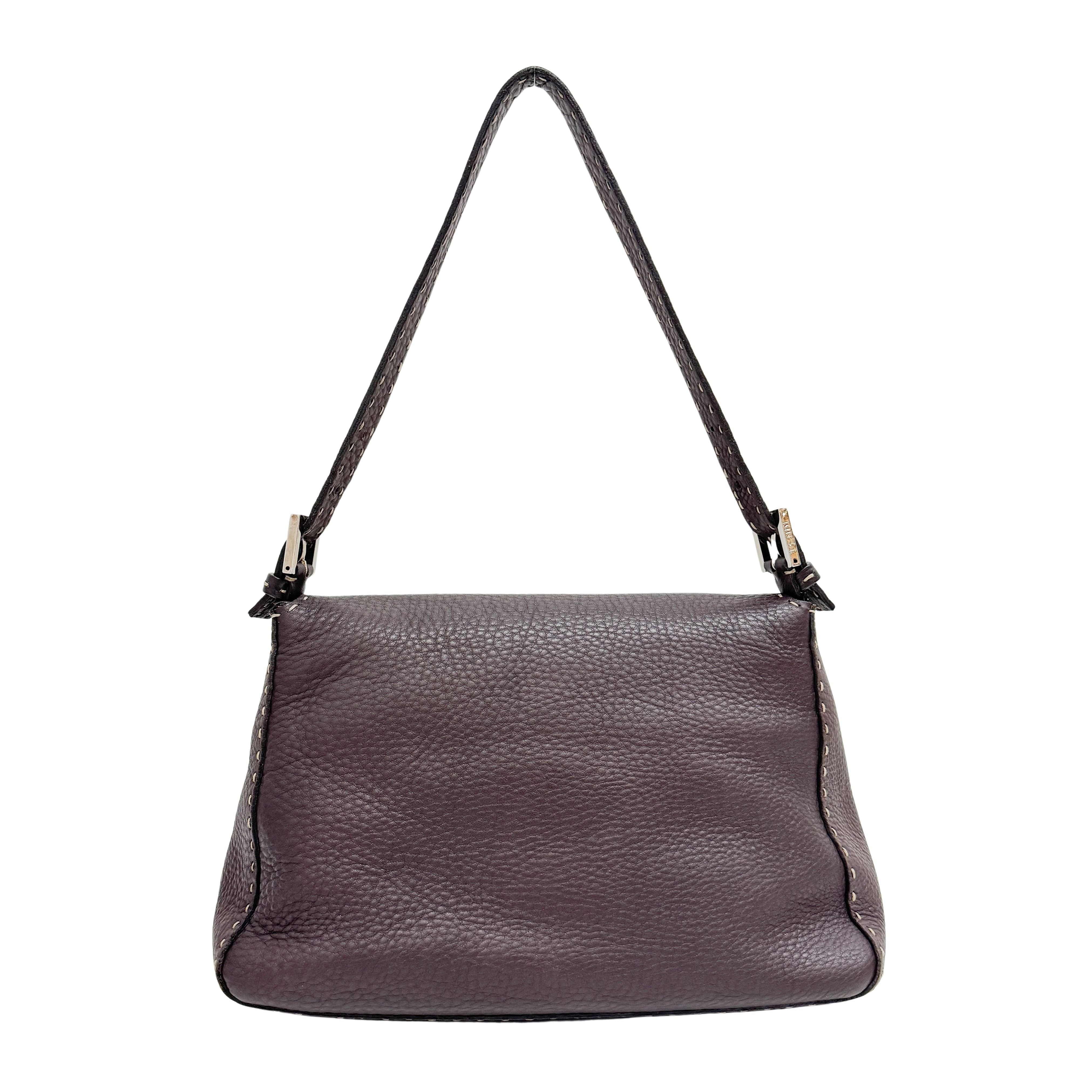 Selleria Brown Leather Mamma Baguette