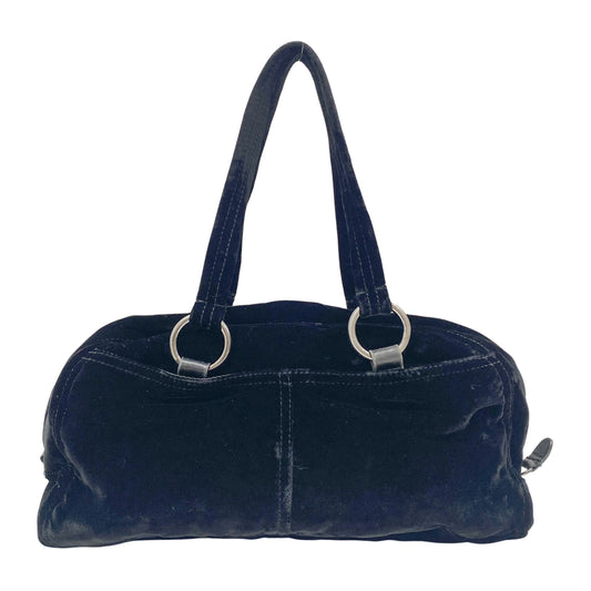 Black Velvet Shoulder Bag