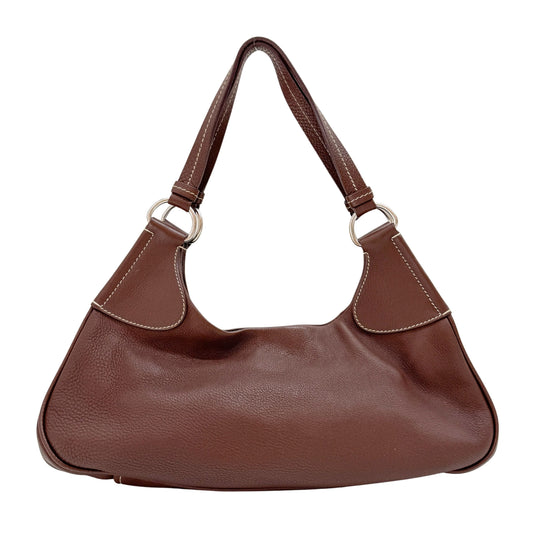Brown Leather Shoulder Bag