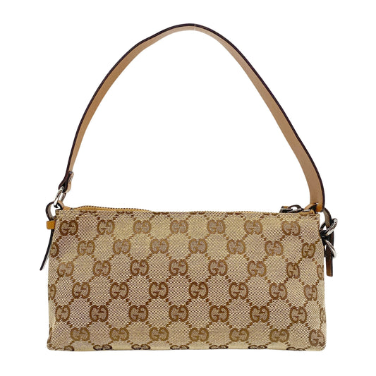 GG Canvas Brown Pouch Shoulder Bag