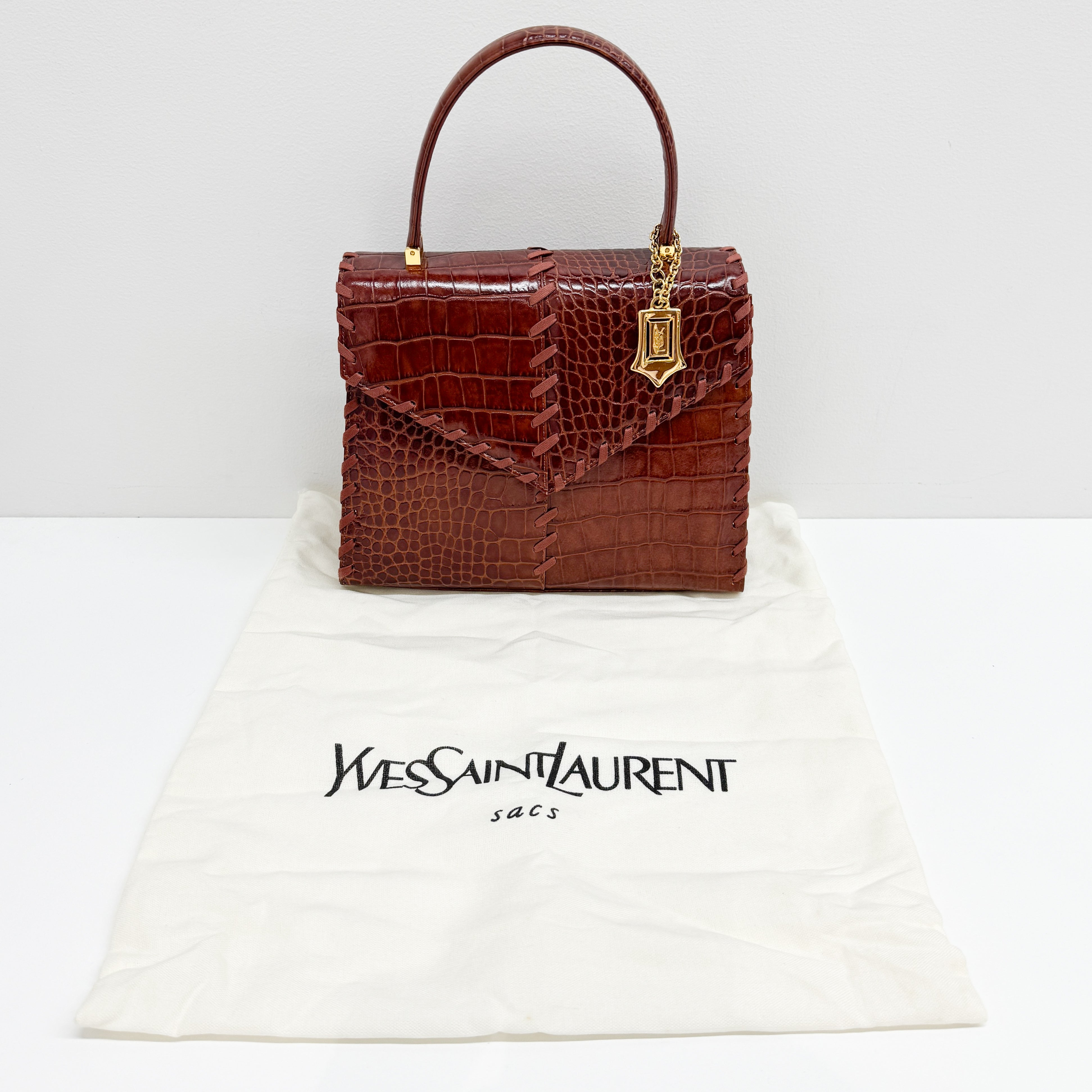 Cassandra Red Leather Hand Bag