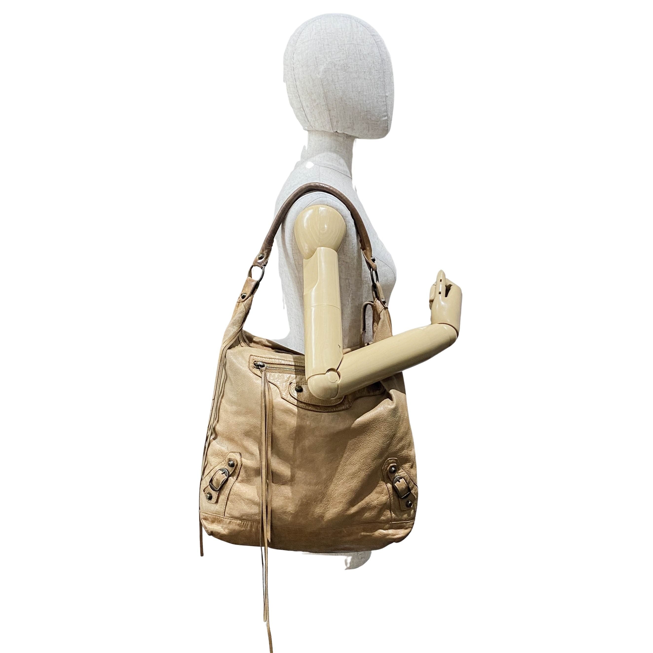 The Day Brown Calfskin Leather Hobo Bag