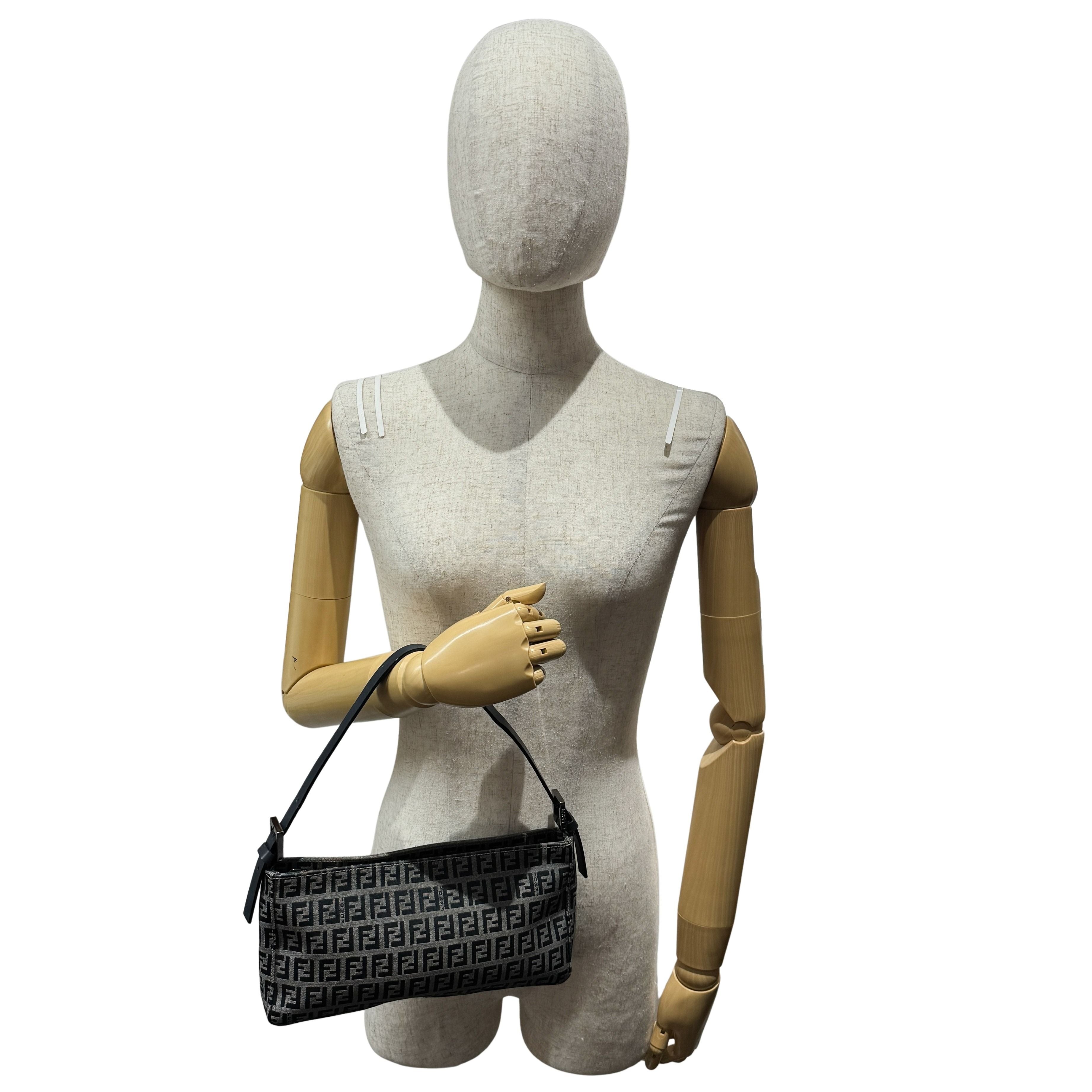 Zucchino Blue Canvas Shoulder Bag