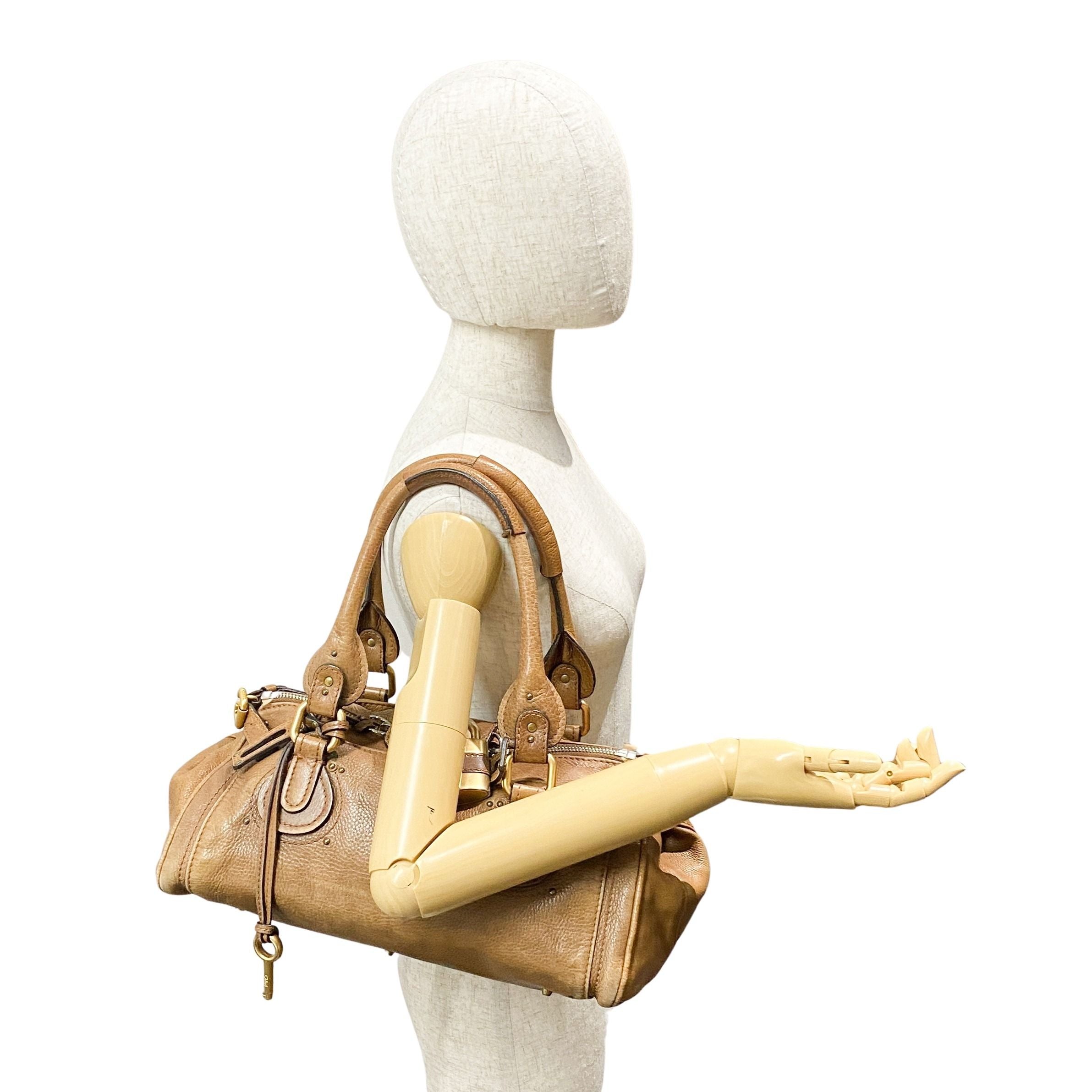 Paddington Brown Leather Shoulder Bag