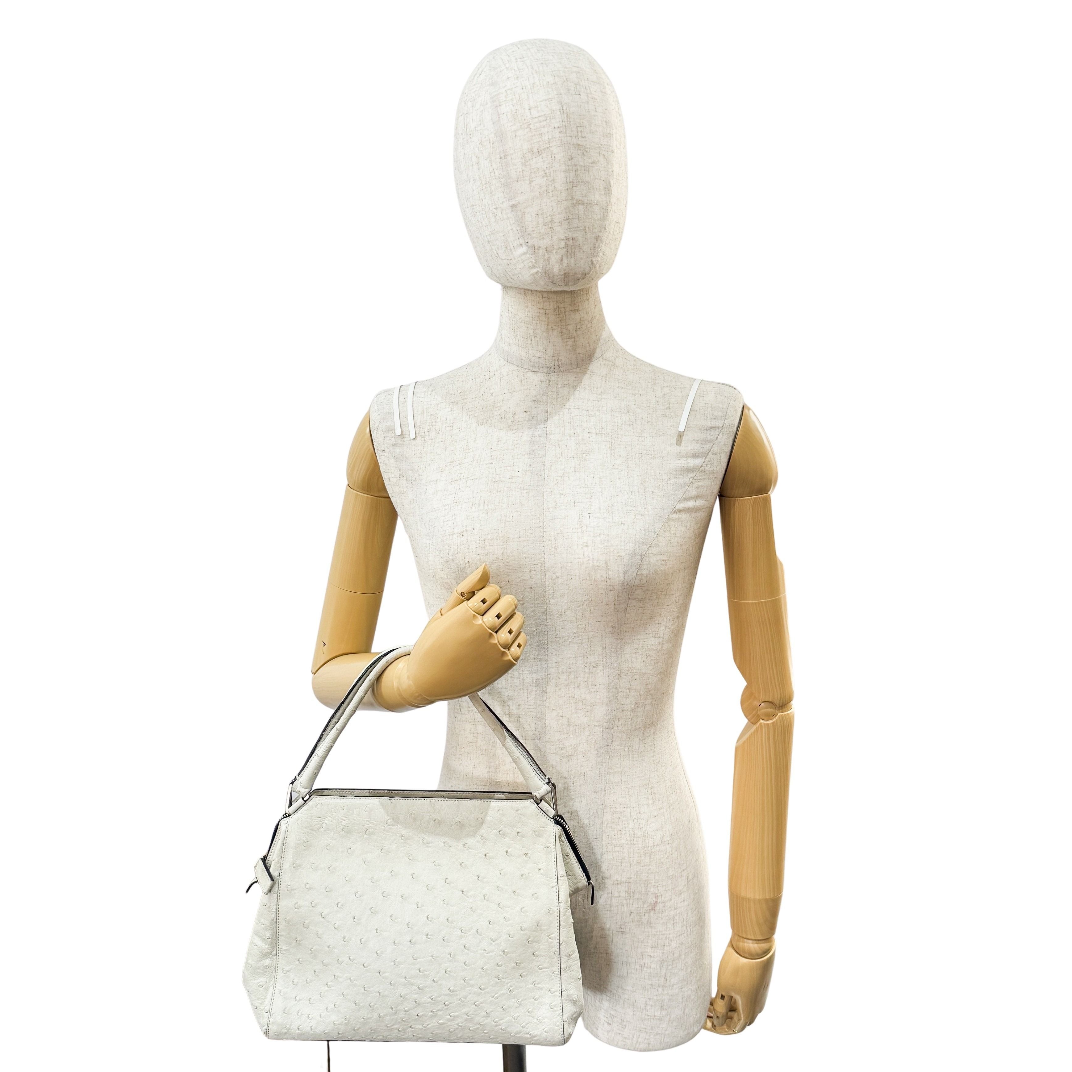 White Leather Handbag