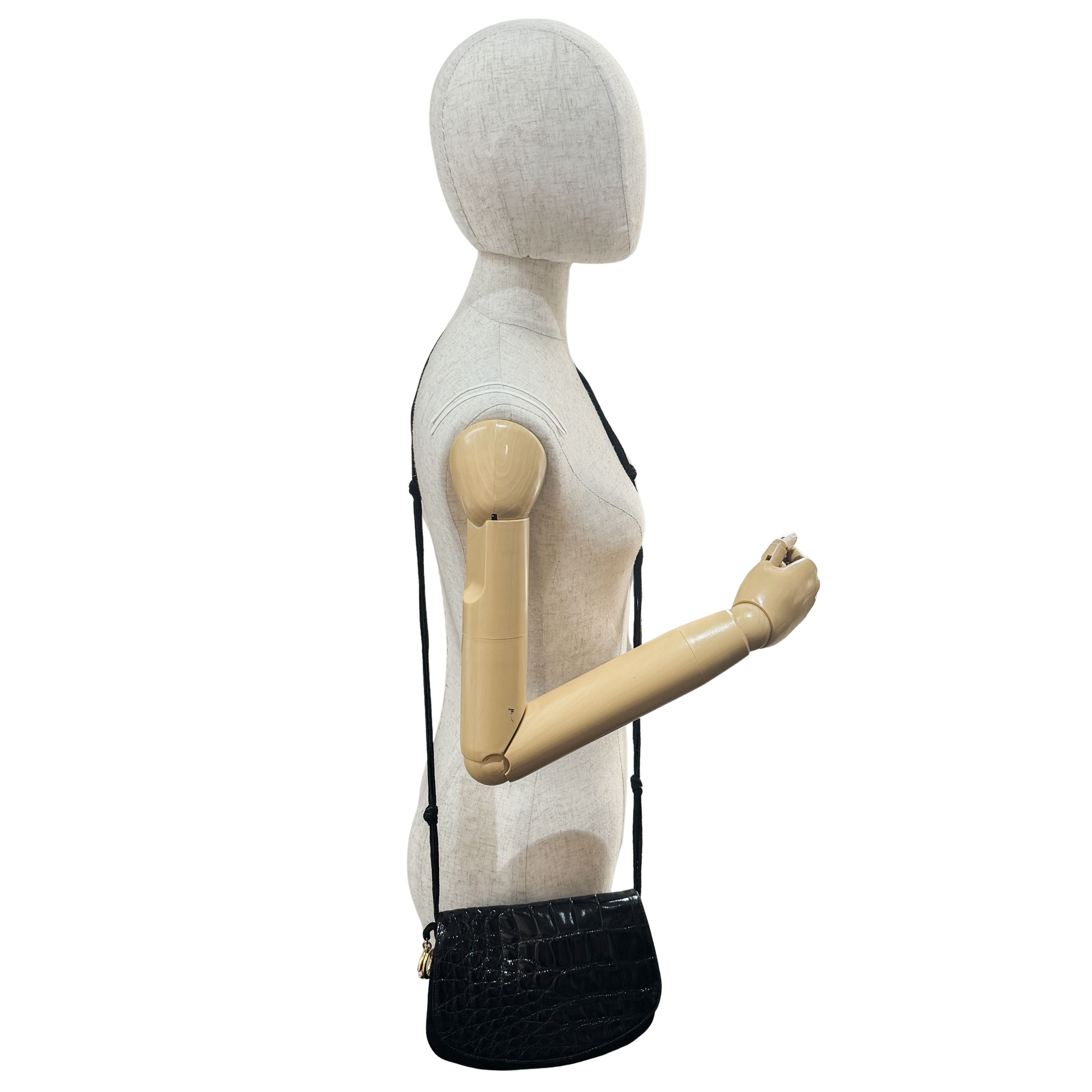 Black Suede Shoulder Bag