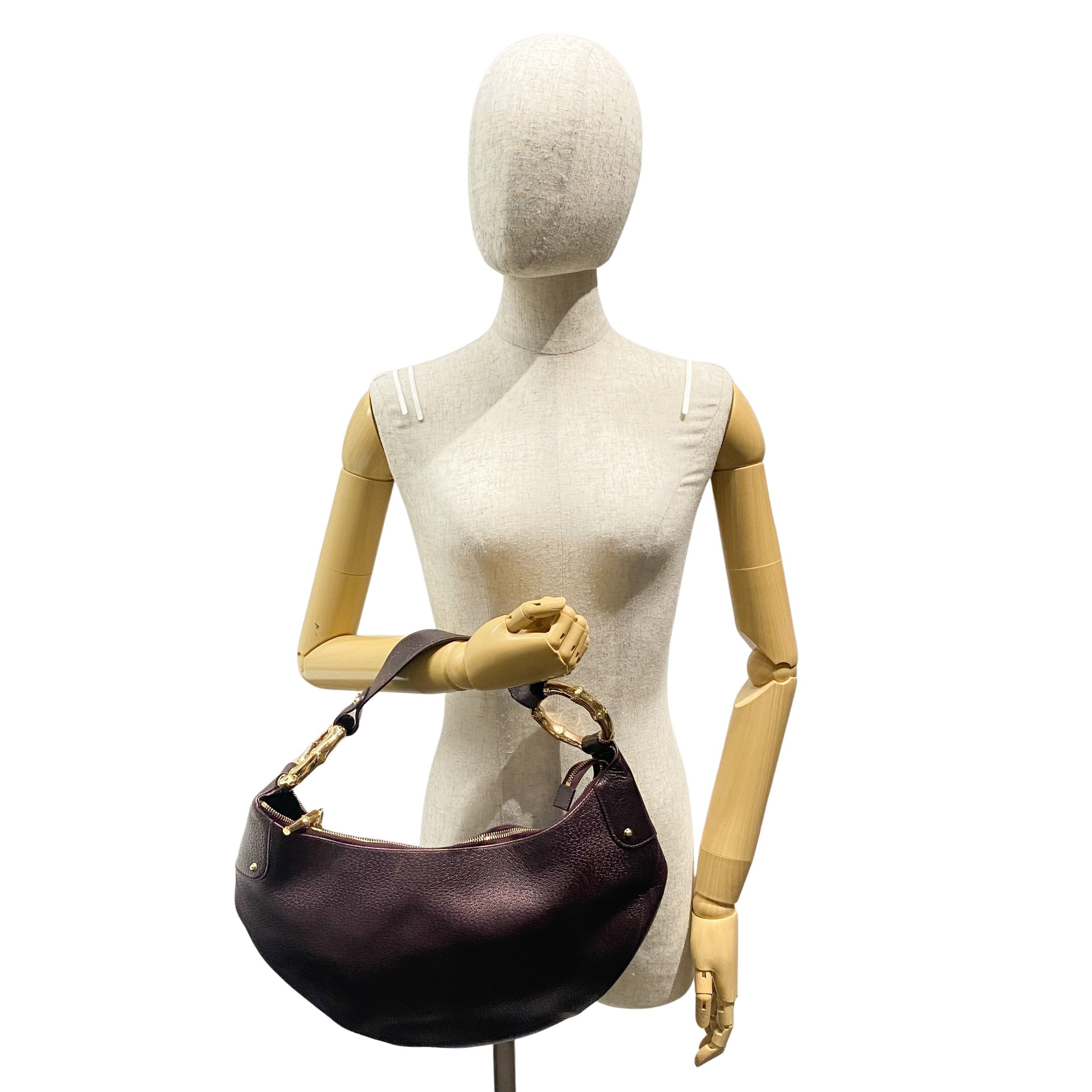 Vintage Brown Leather Shoulder Bag