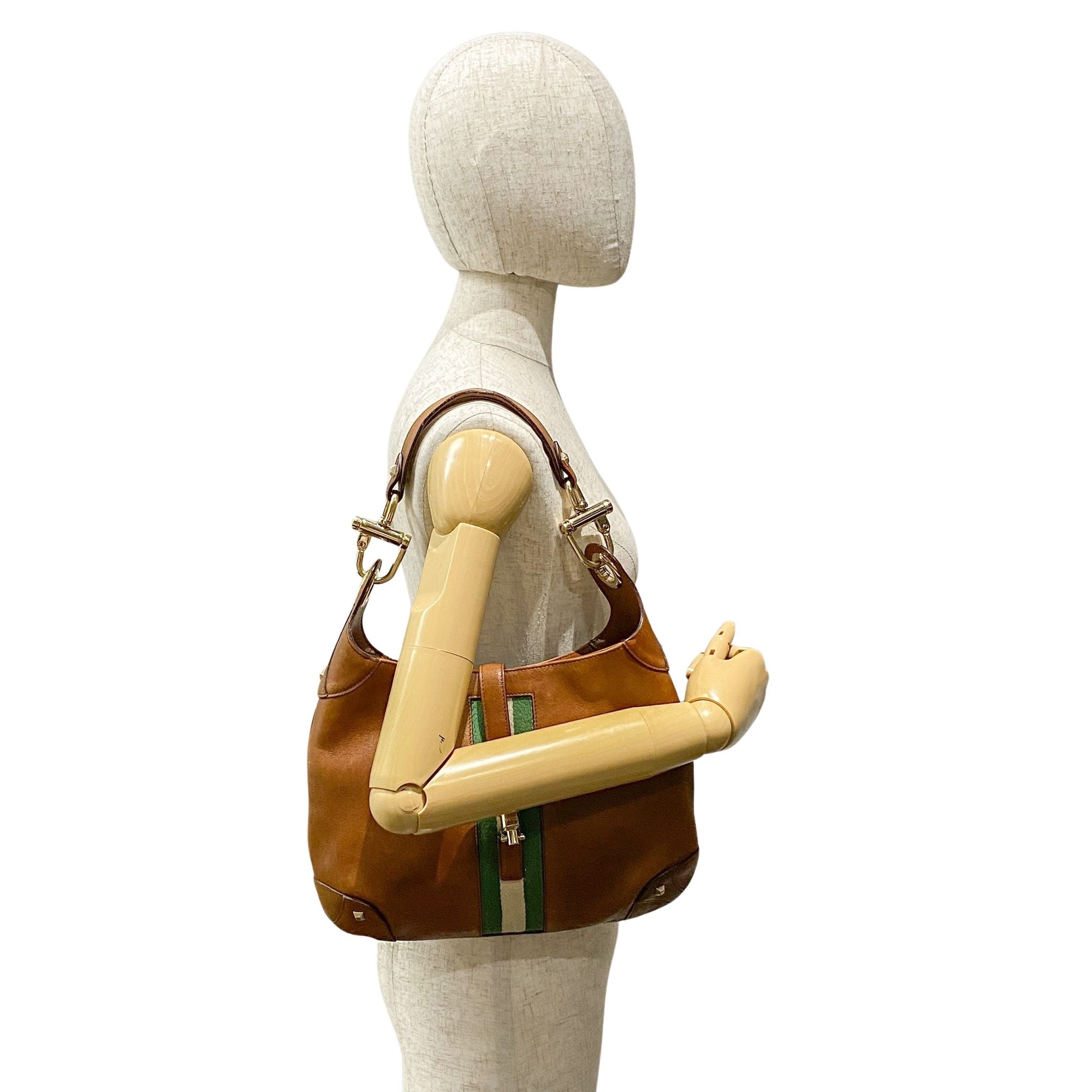 Jackie Brown Leather Shoulder Bag