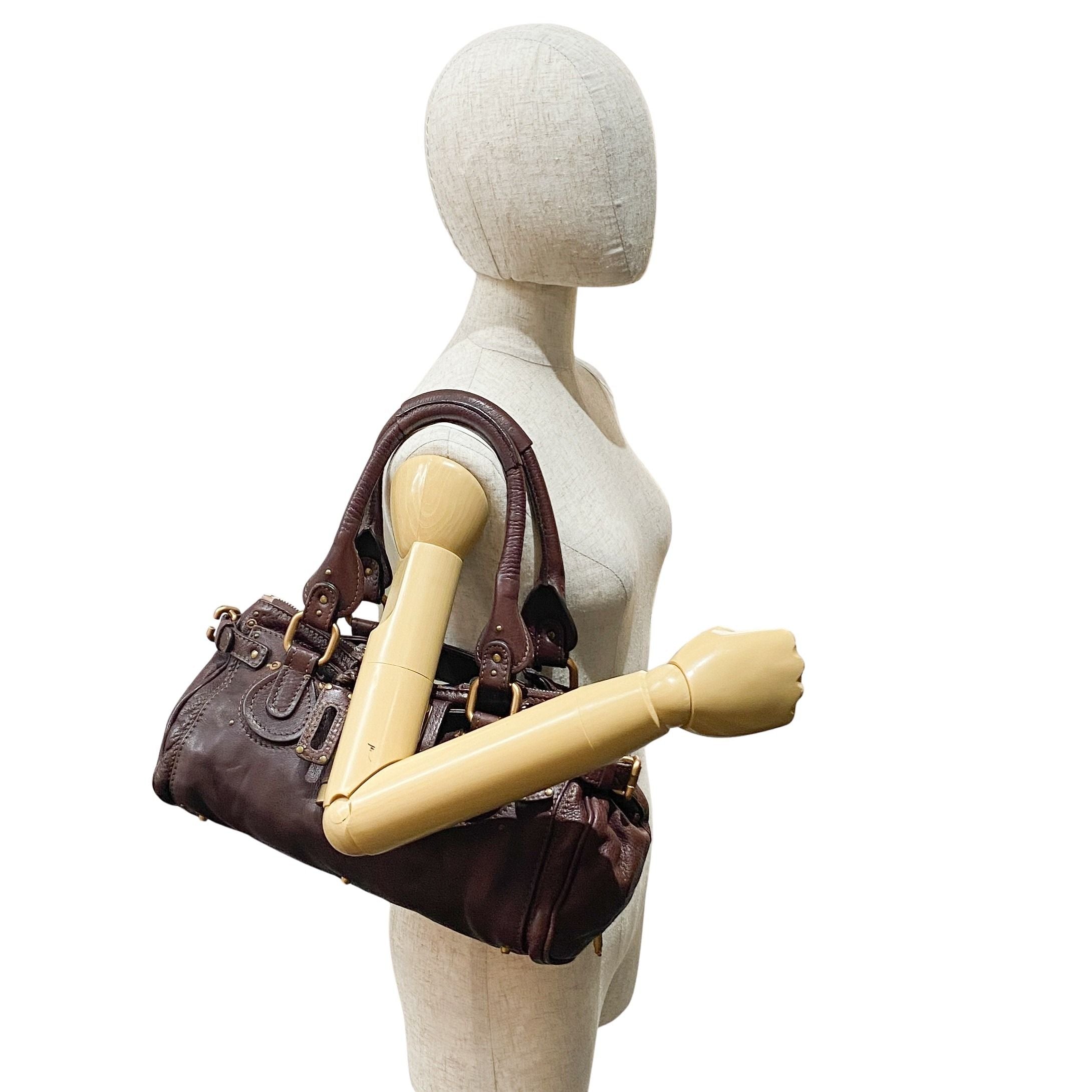 Paddington Brown Leather Shoulder Bag