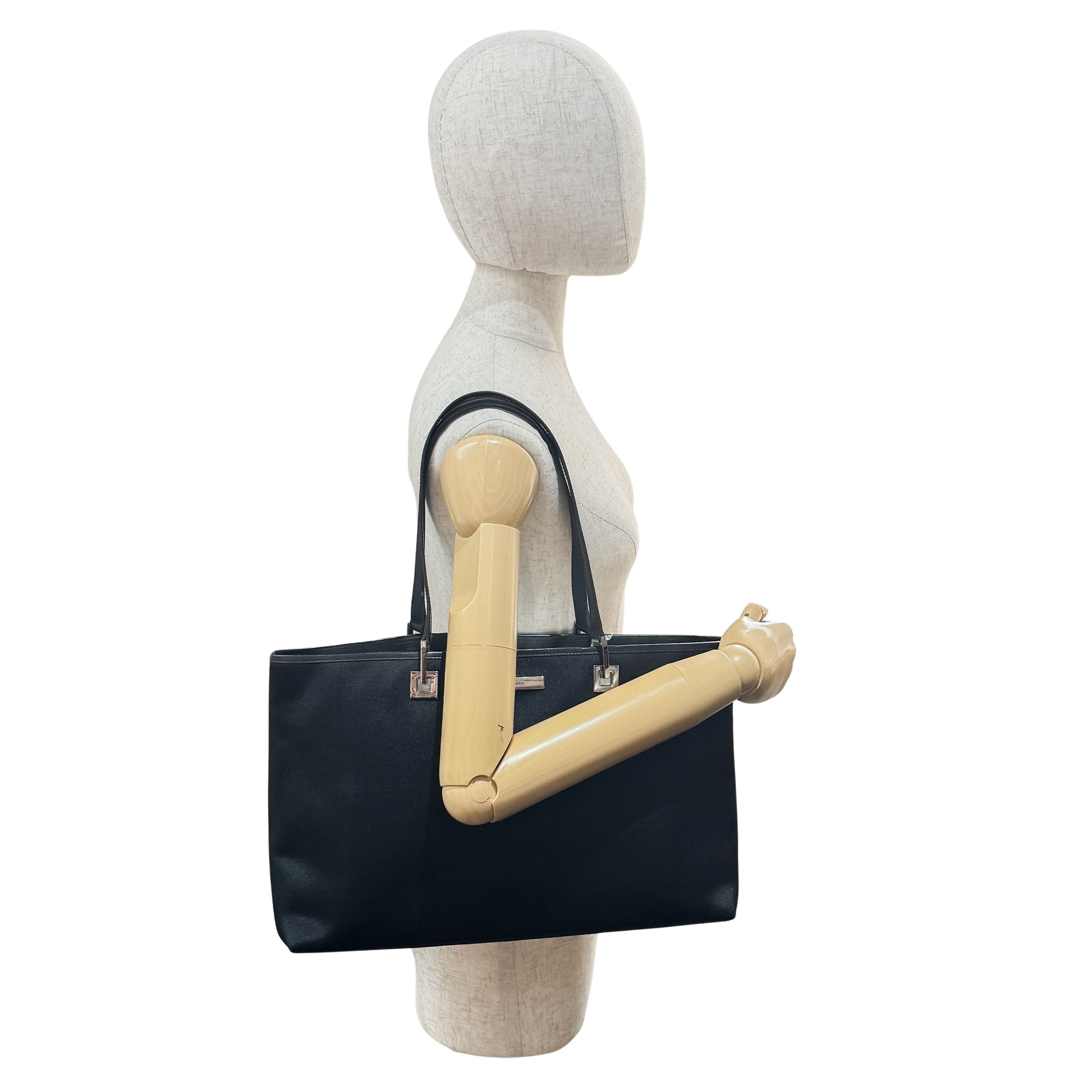 Black Nylon Shoulder Bag