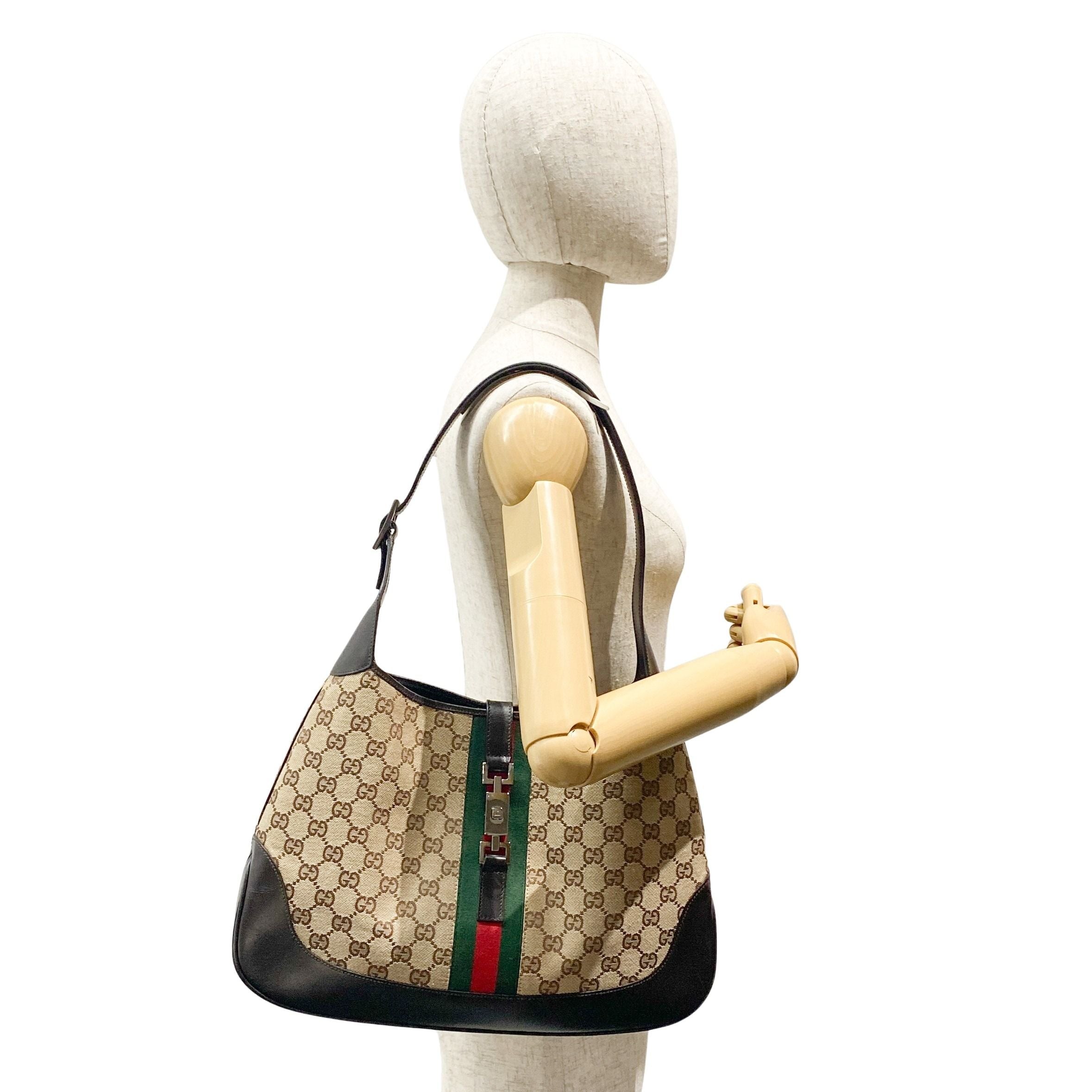 Jackie Multi-color Canvas Shoulder Bag