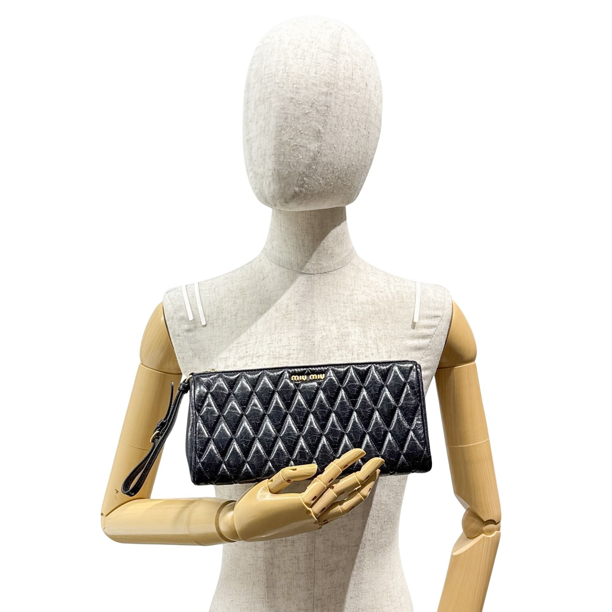 Vintage Black Leather Pouch