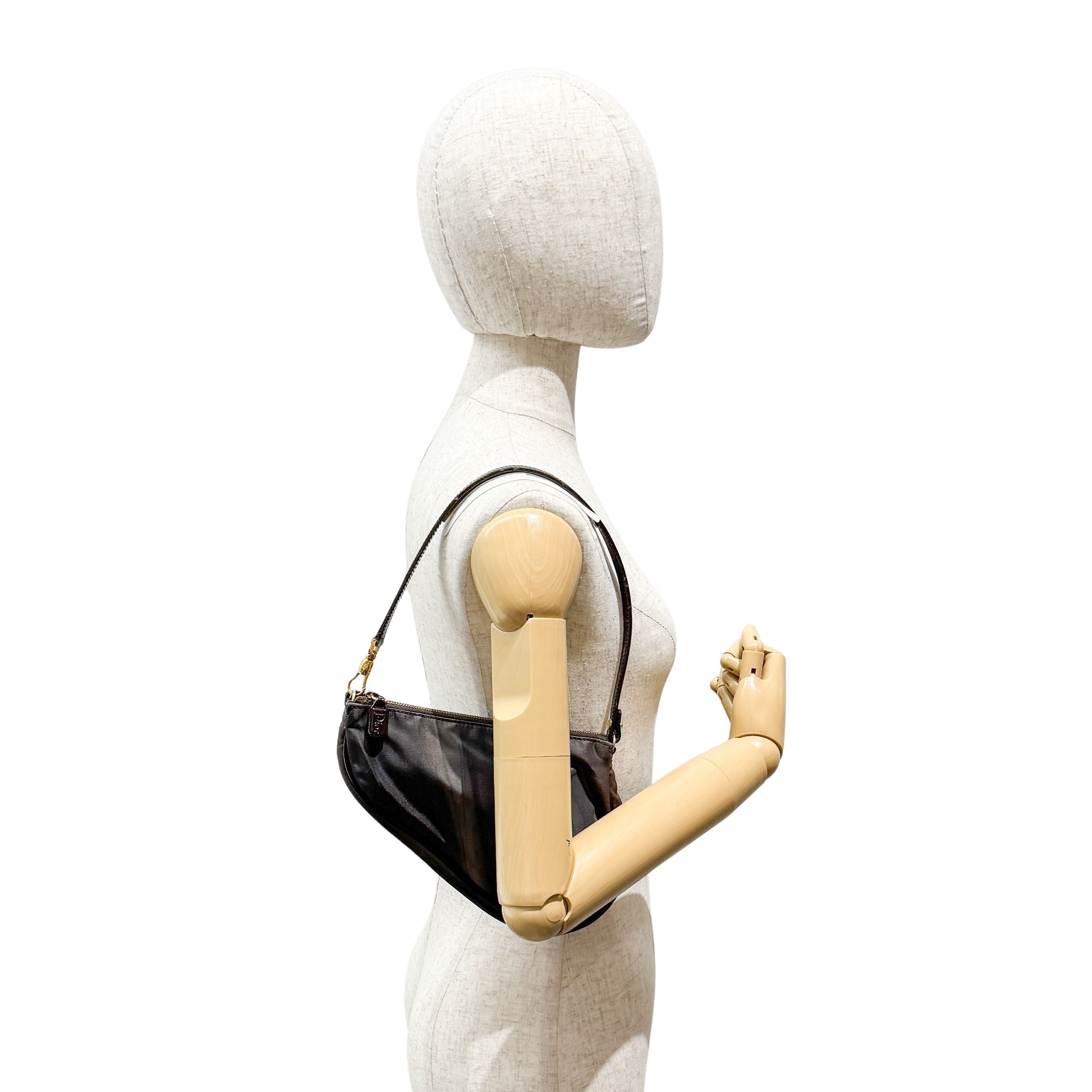 Saddle Multicolor Nylon Shoulder Bag