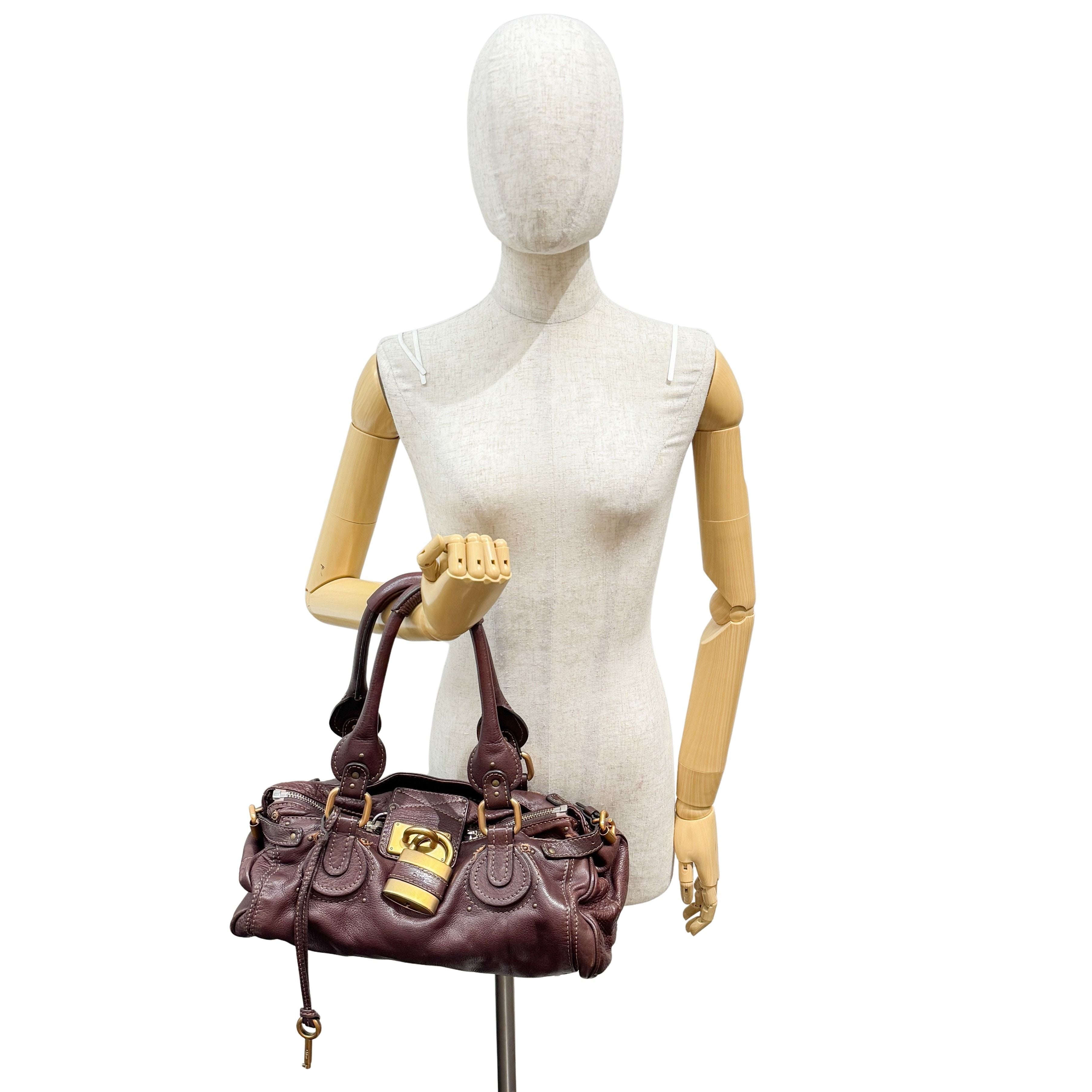 Paddington Brown Leather Shoulder Bag