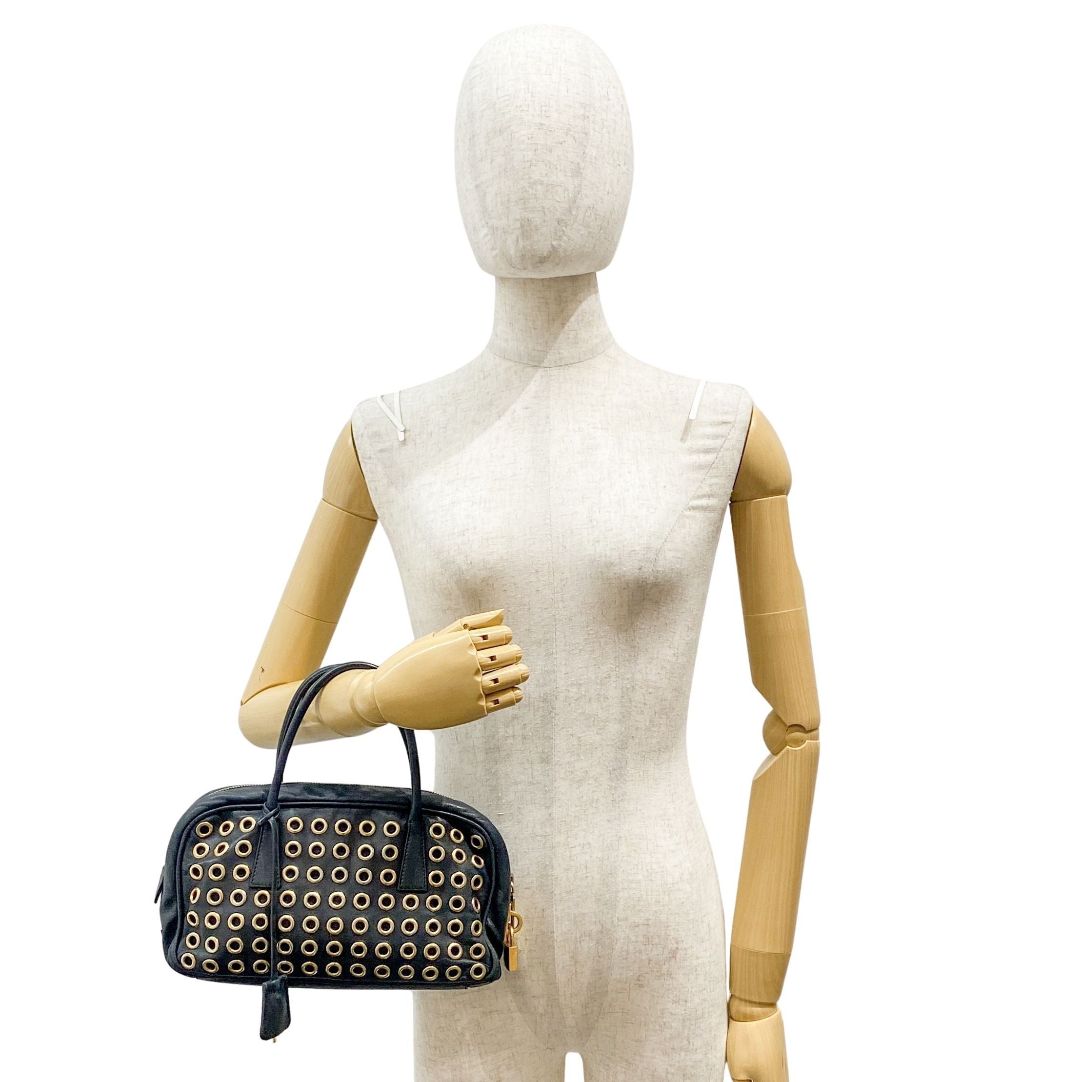 Black Holes Leather Hand Bag