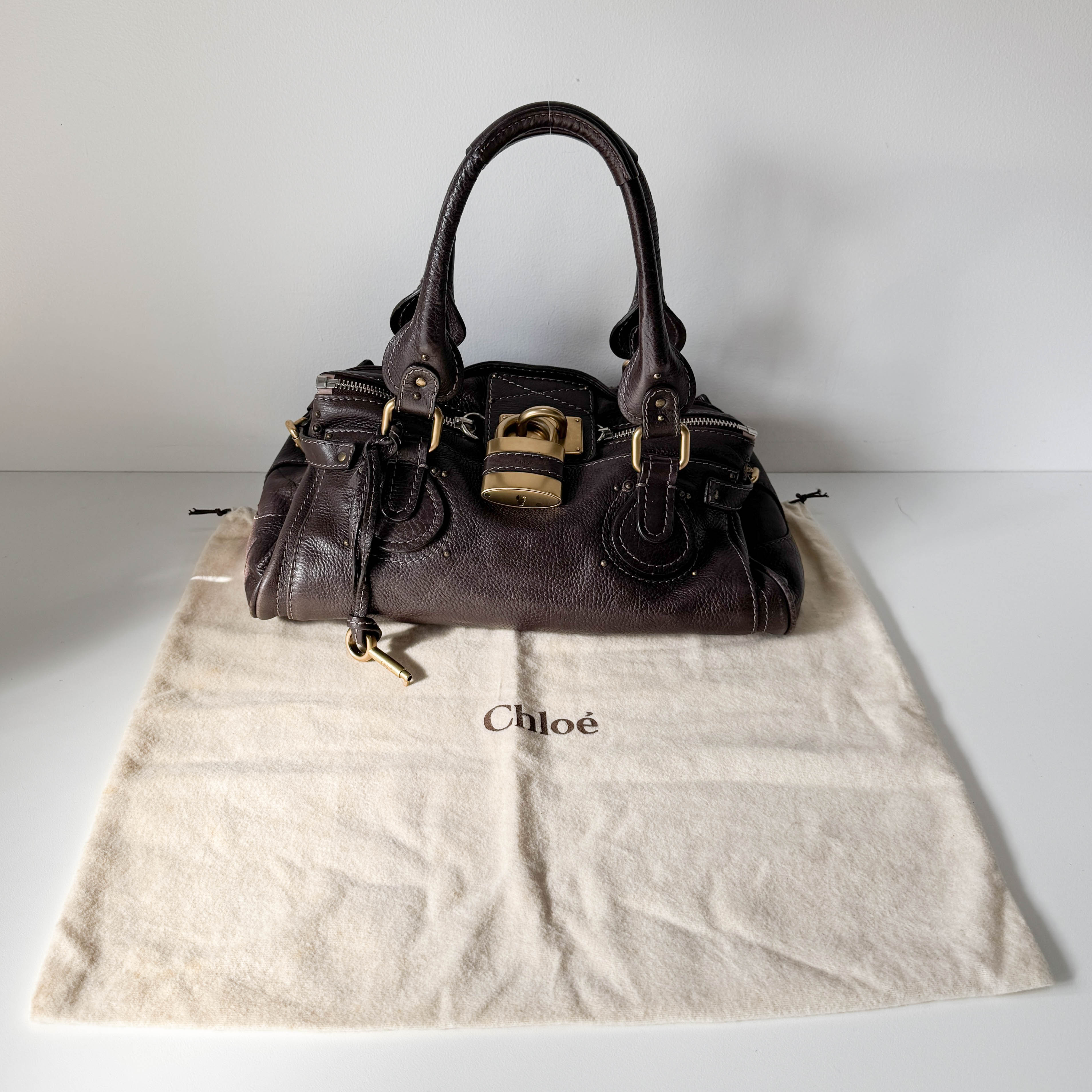 Paddington Brown Leather Shoulder Bag