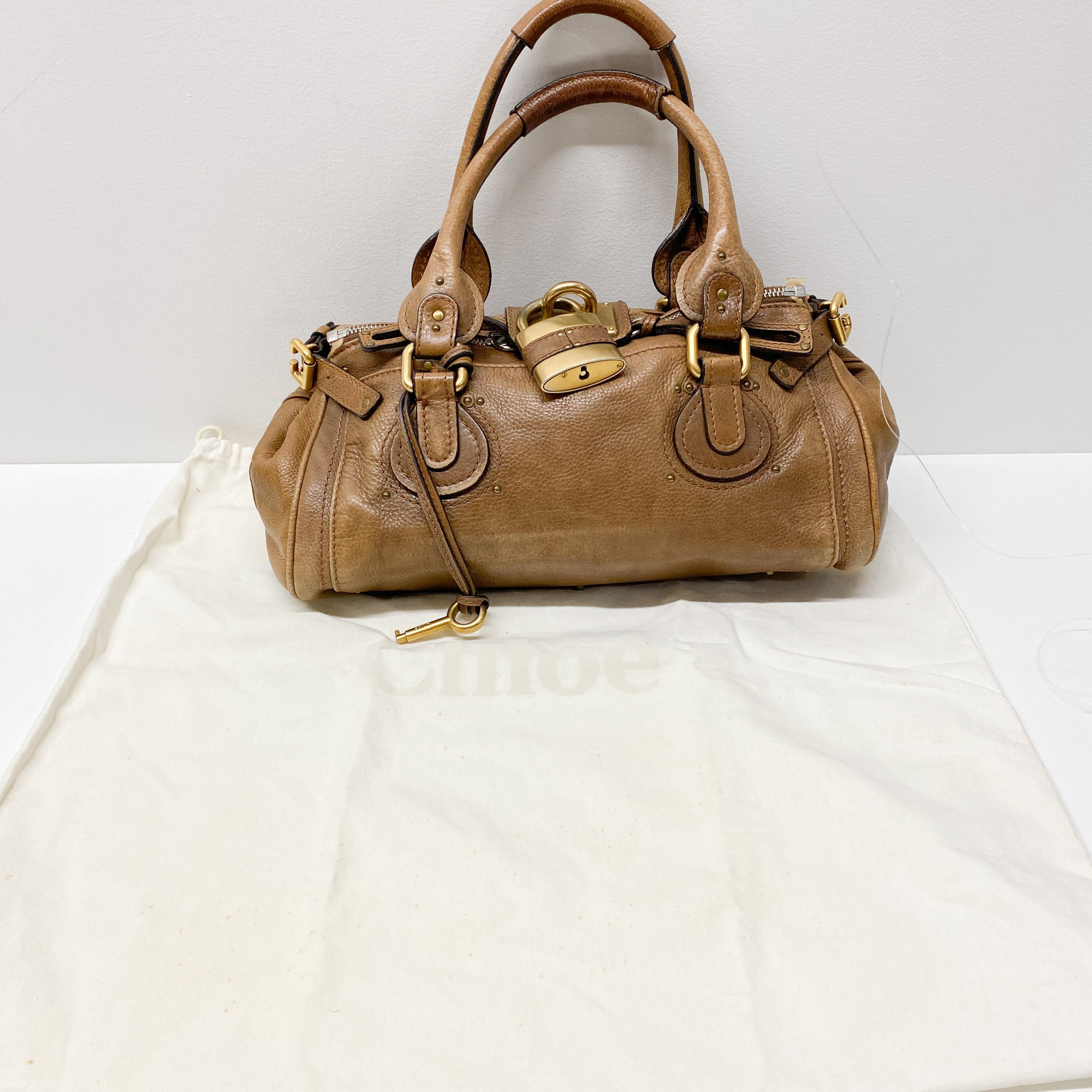 Paddington Brown Leather Shoulder Bag