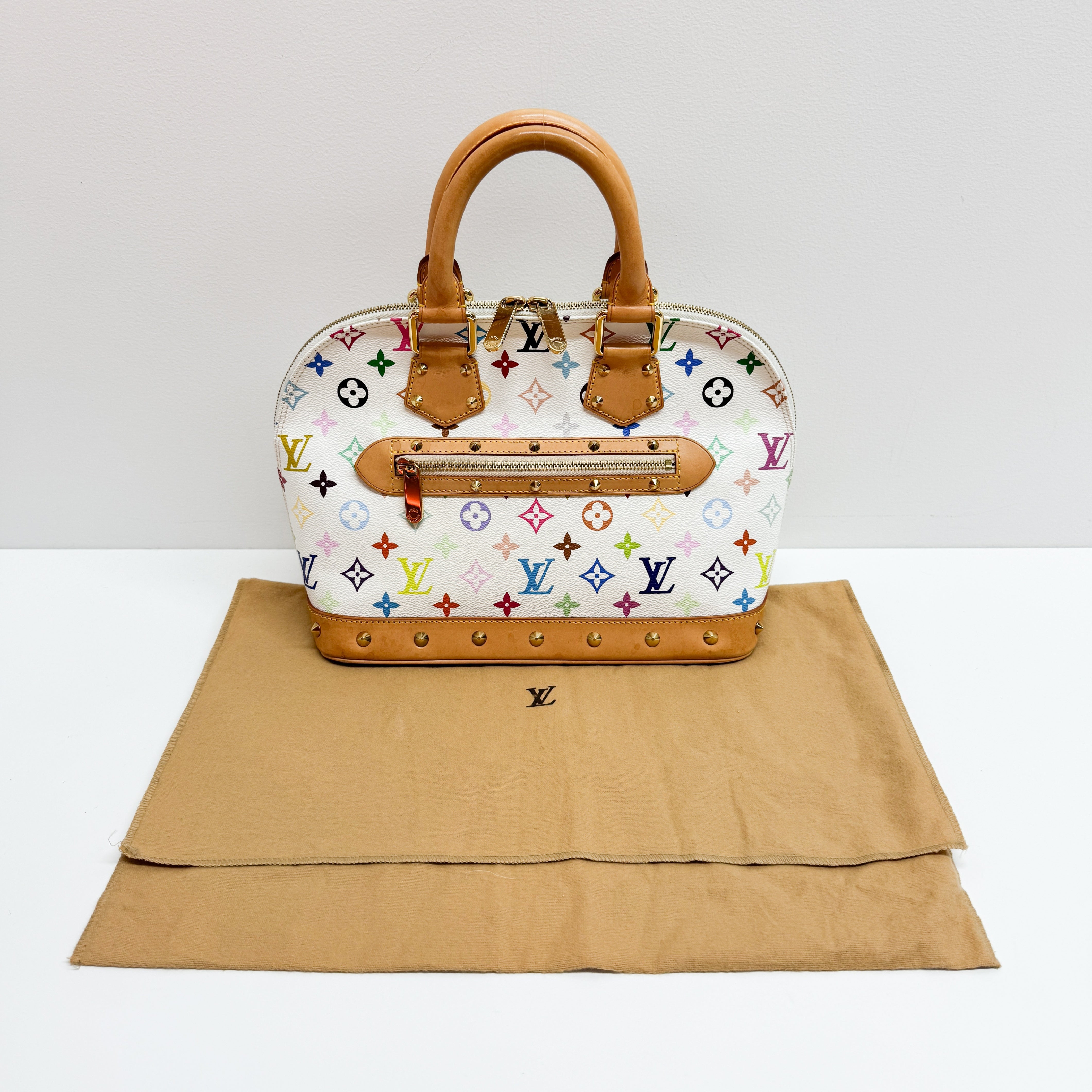 Monogram Multi-color Coated Canvas Hand Bag