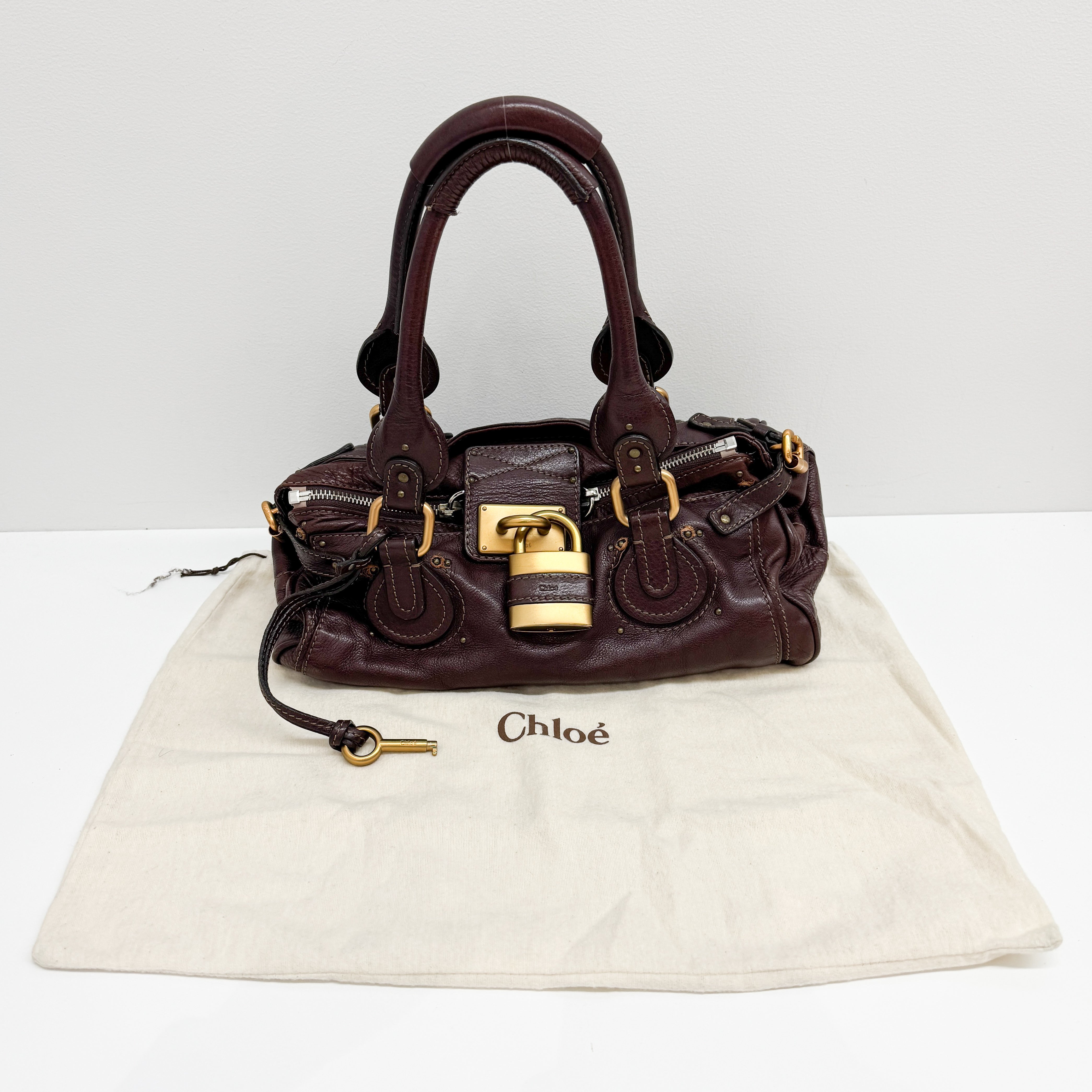 Paddington Brown Leather Shoulder Bag