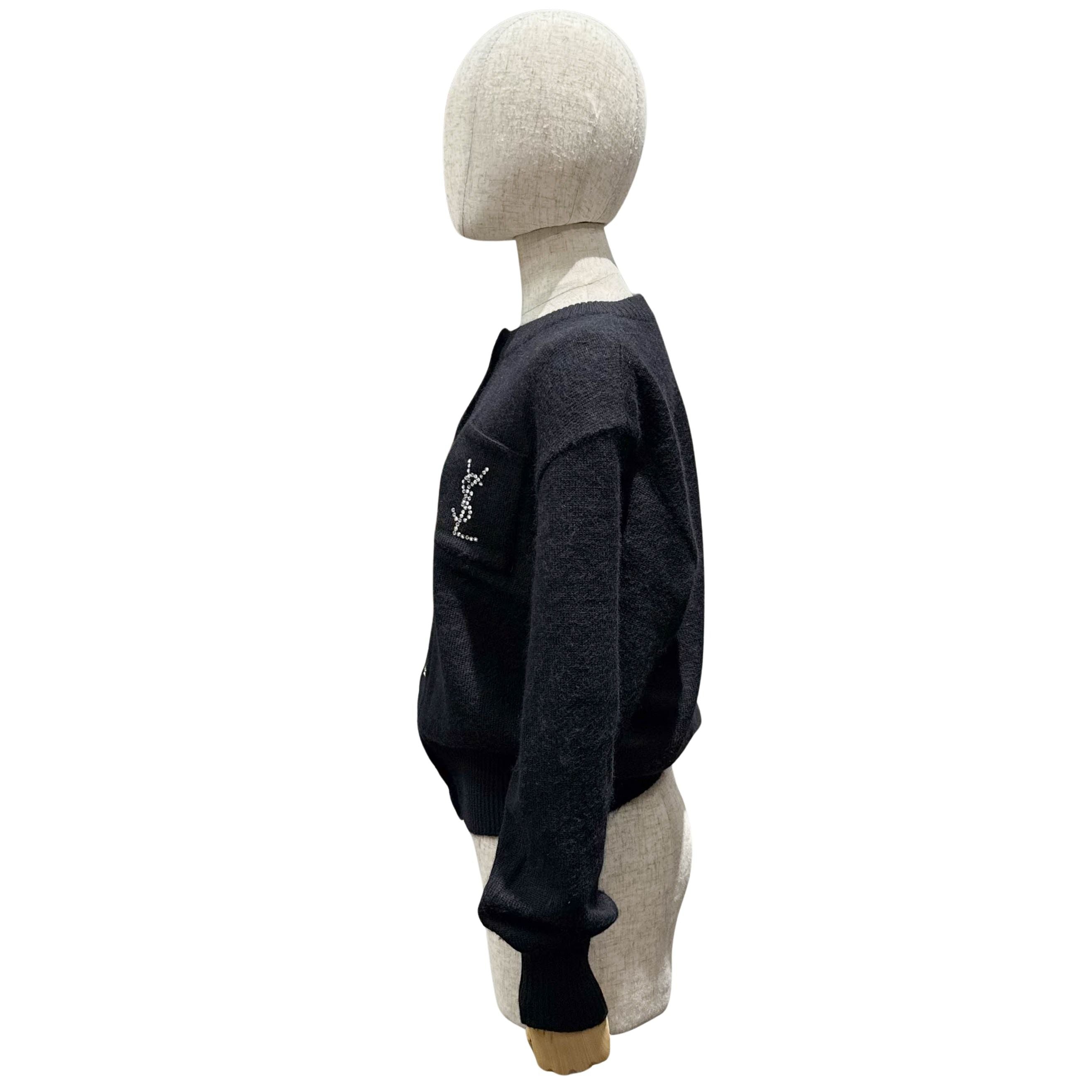 Size M Black  Wool Cardigan