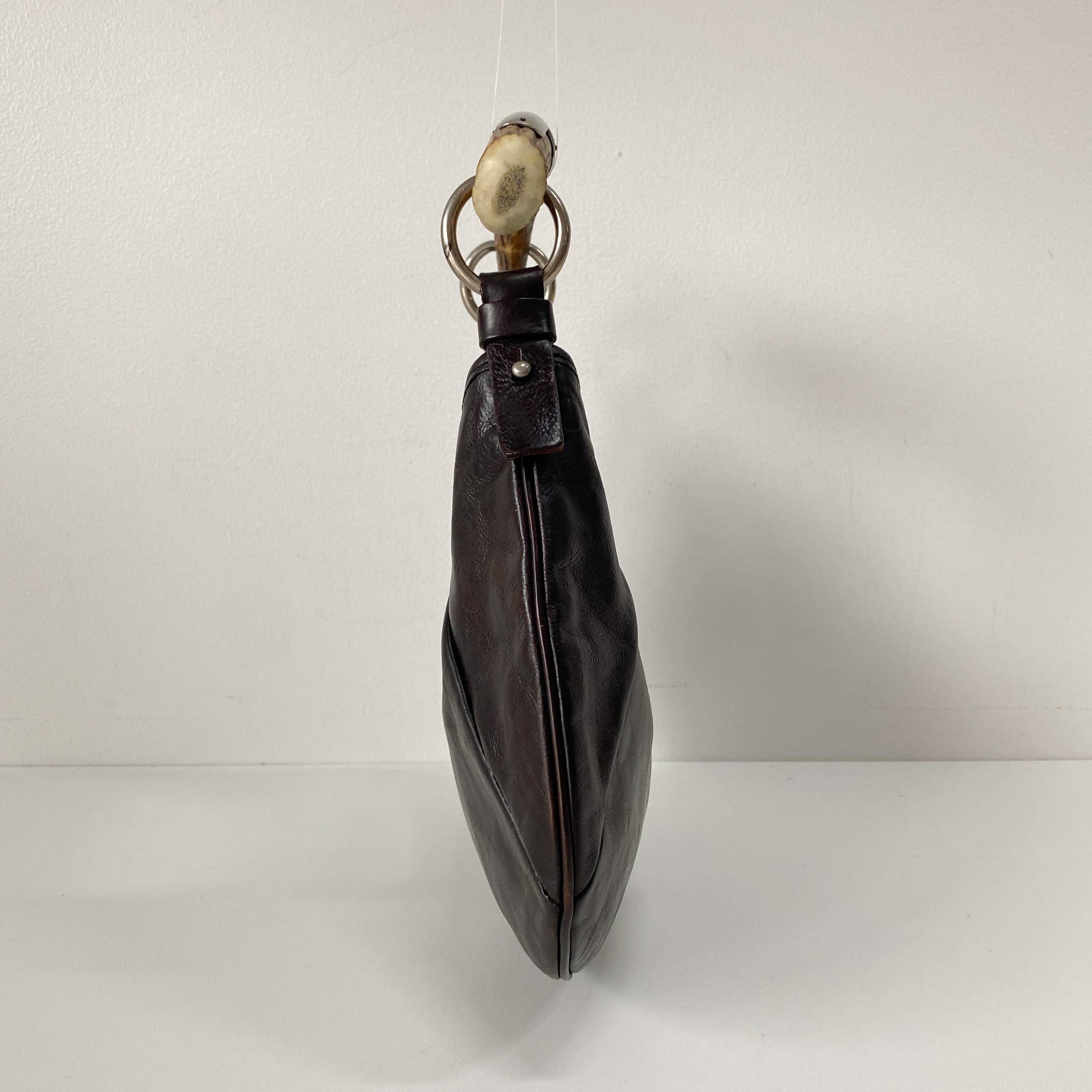 Mombasa Mini Brown Leather Handbag