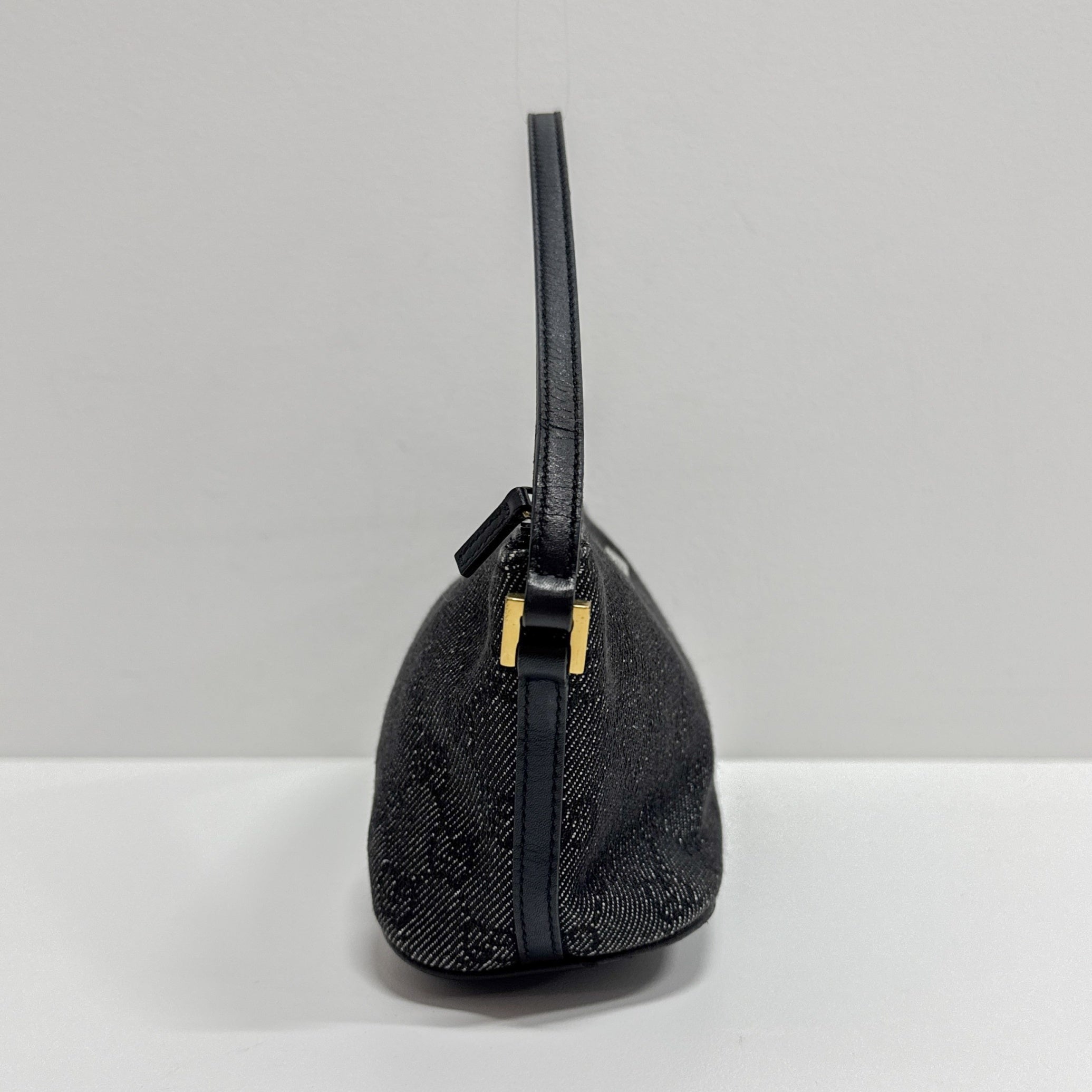 GG Canvas Black Pouch Bag