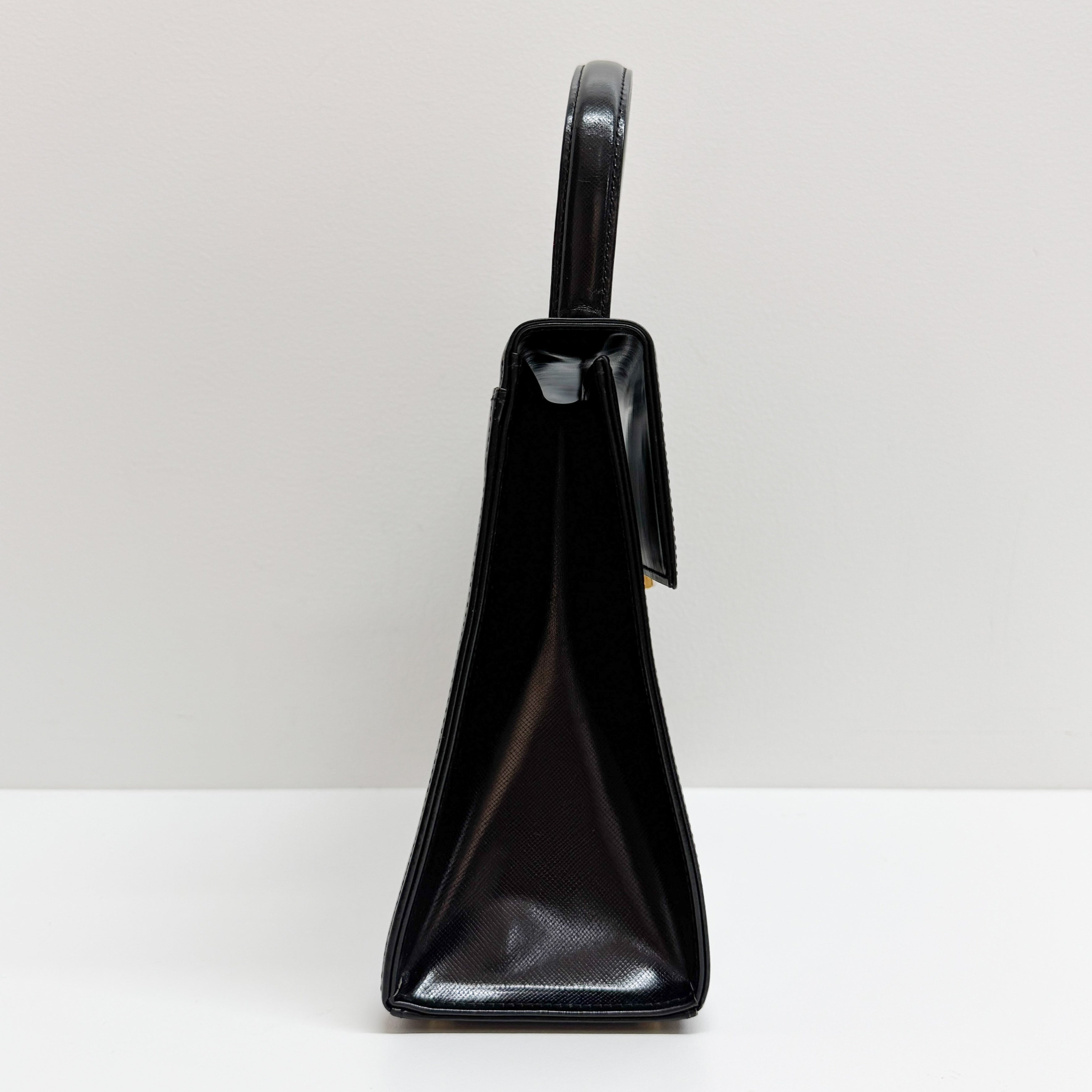 Black Leather Handbag