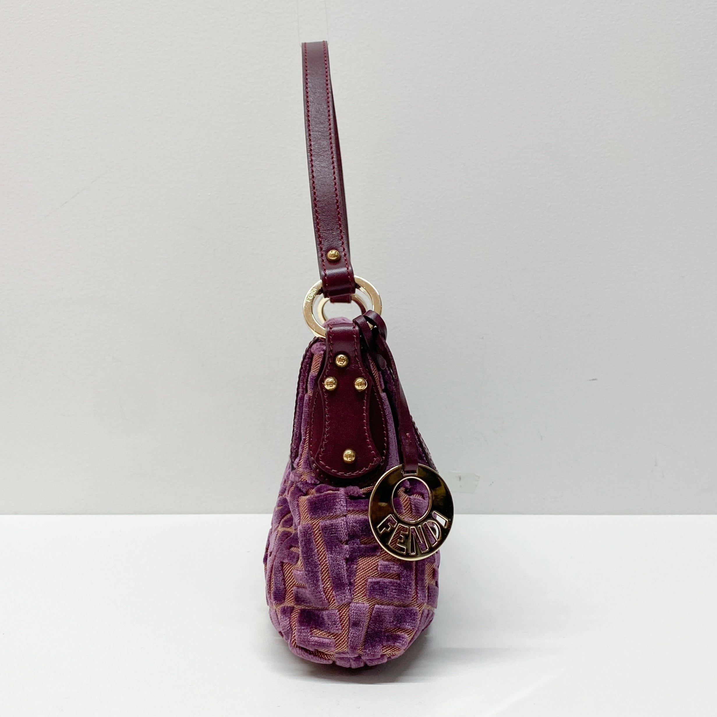 Chef Purple Zucca Canvas Shoulder Bag