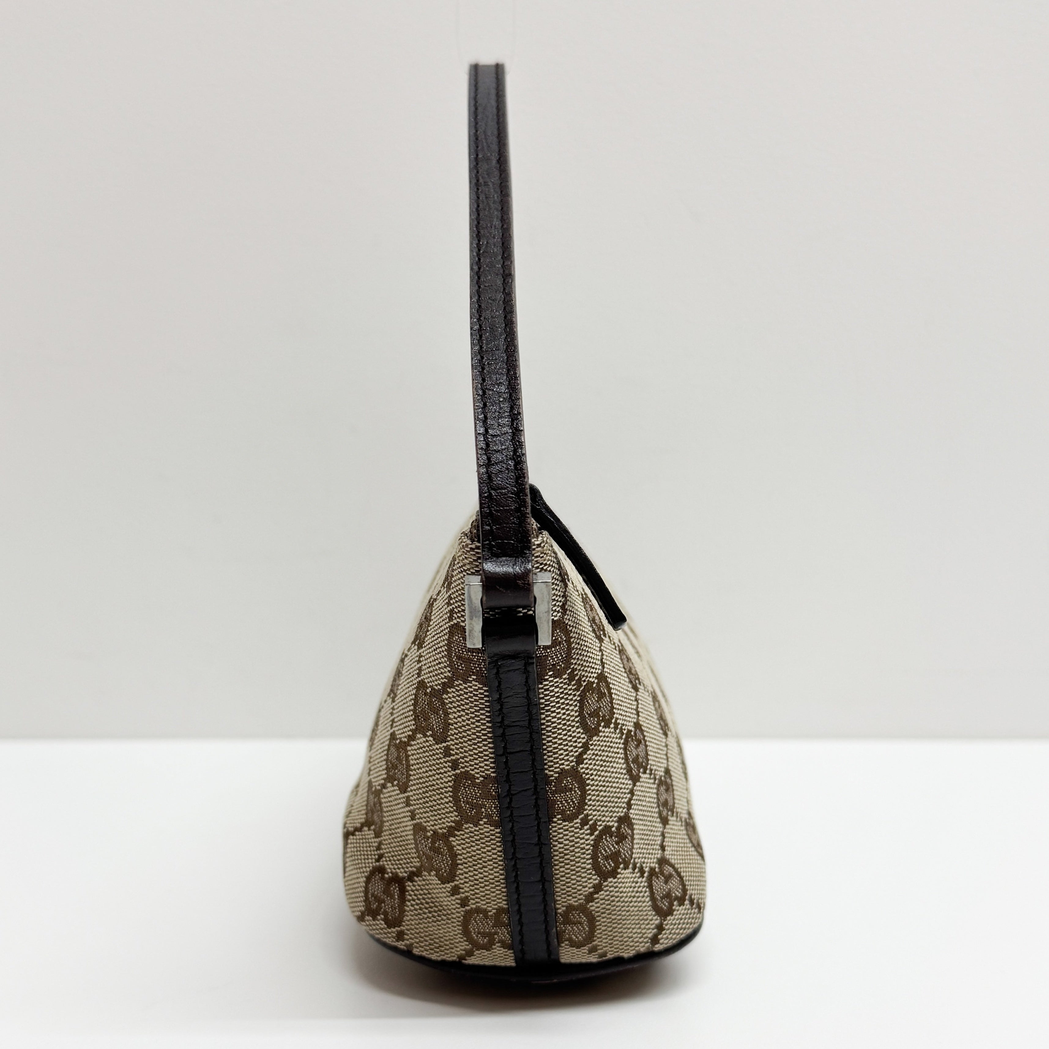 Boat GG Brown Canvas Pouch Shoulder Bag