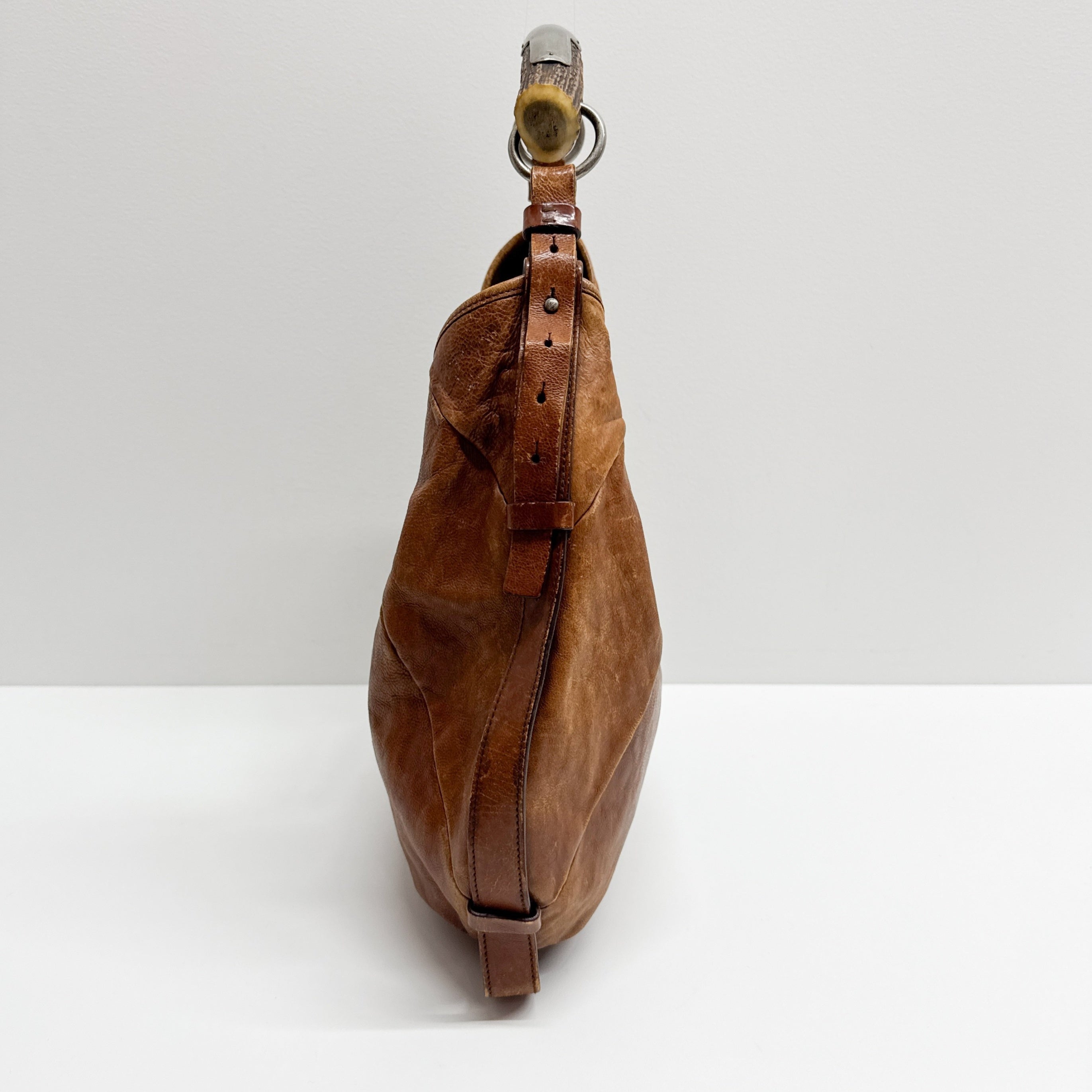 Mombasa Brown Leather Shoulder Bag