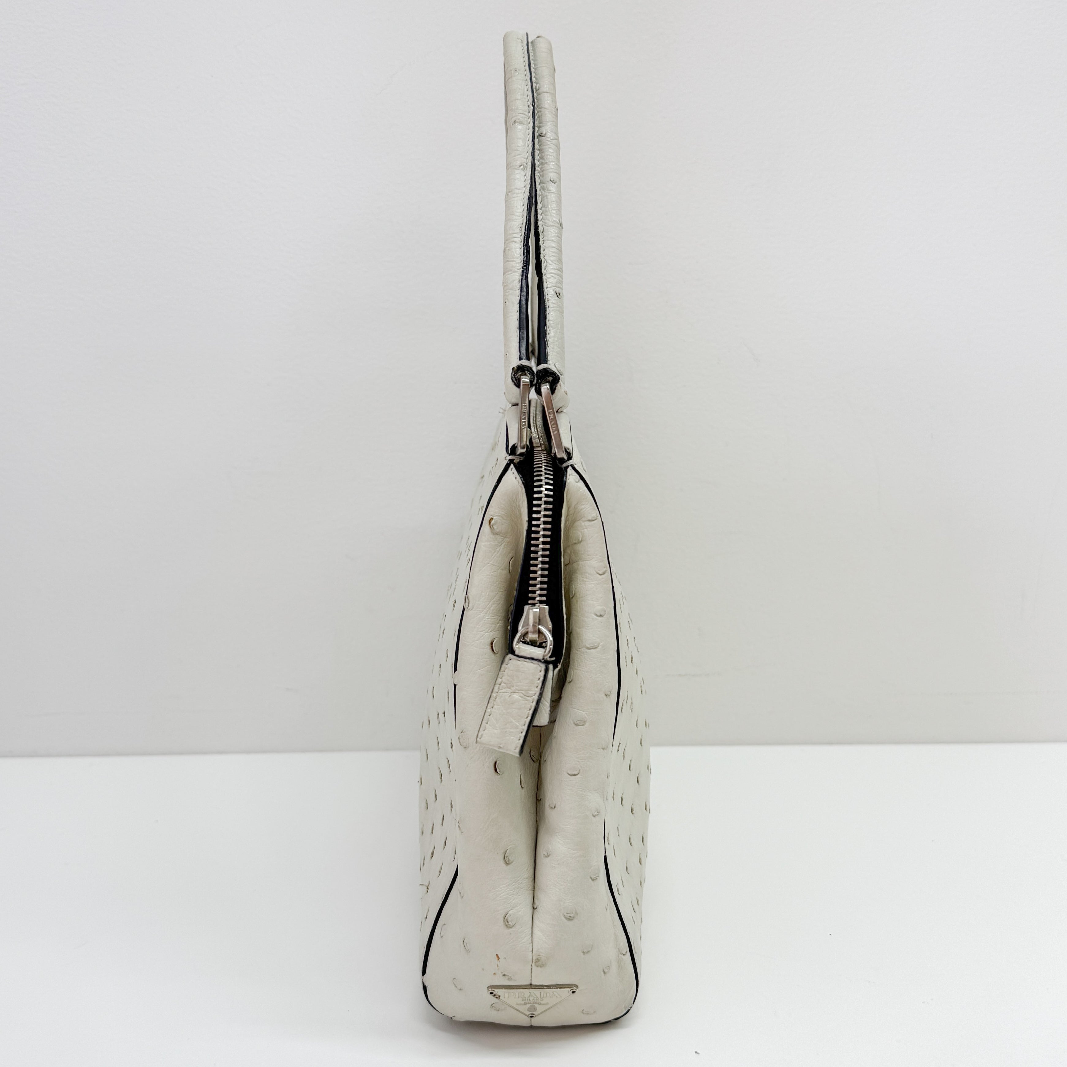 White Leather Handbag