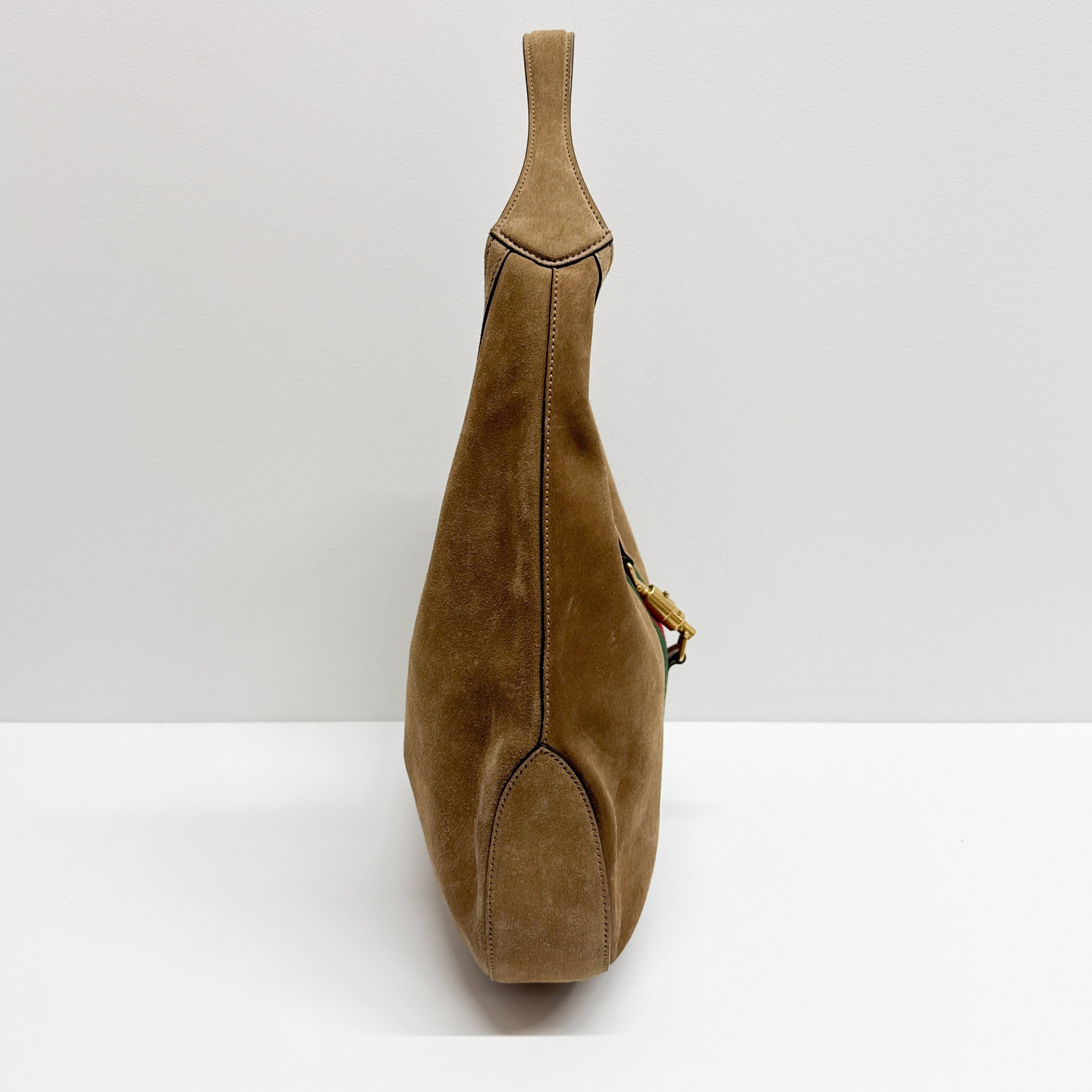 Jackie Brown Suede Shoulder Bag