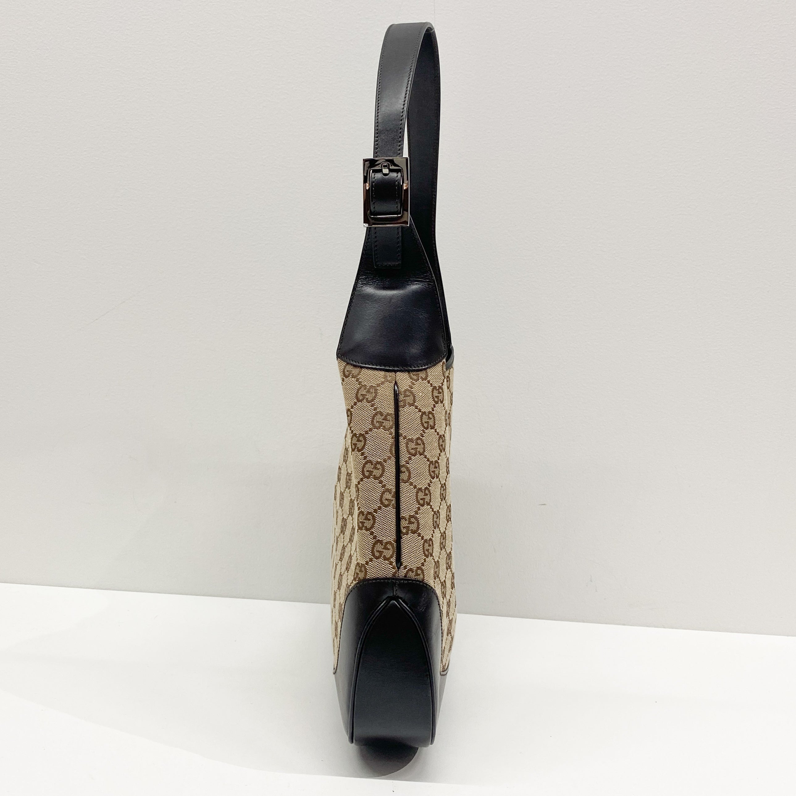 Jackie Multi-color Canvas Shoulder Bag