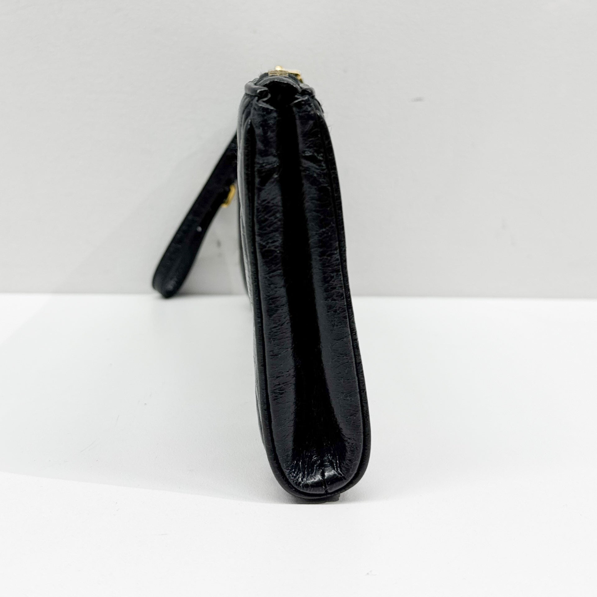 Vintage Black Leather Pouch