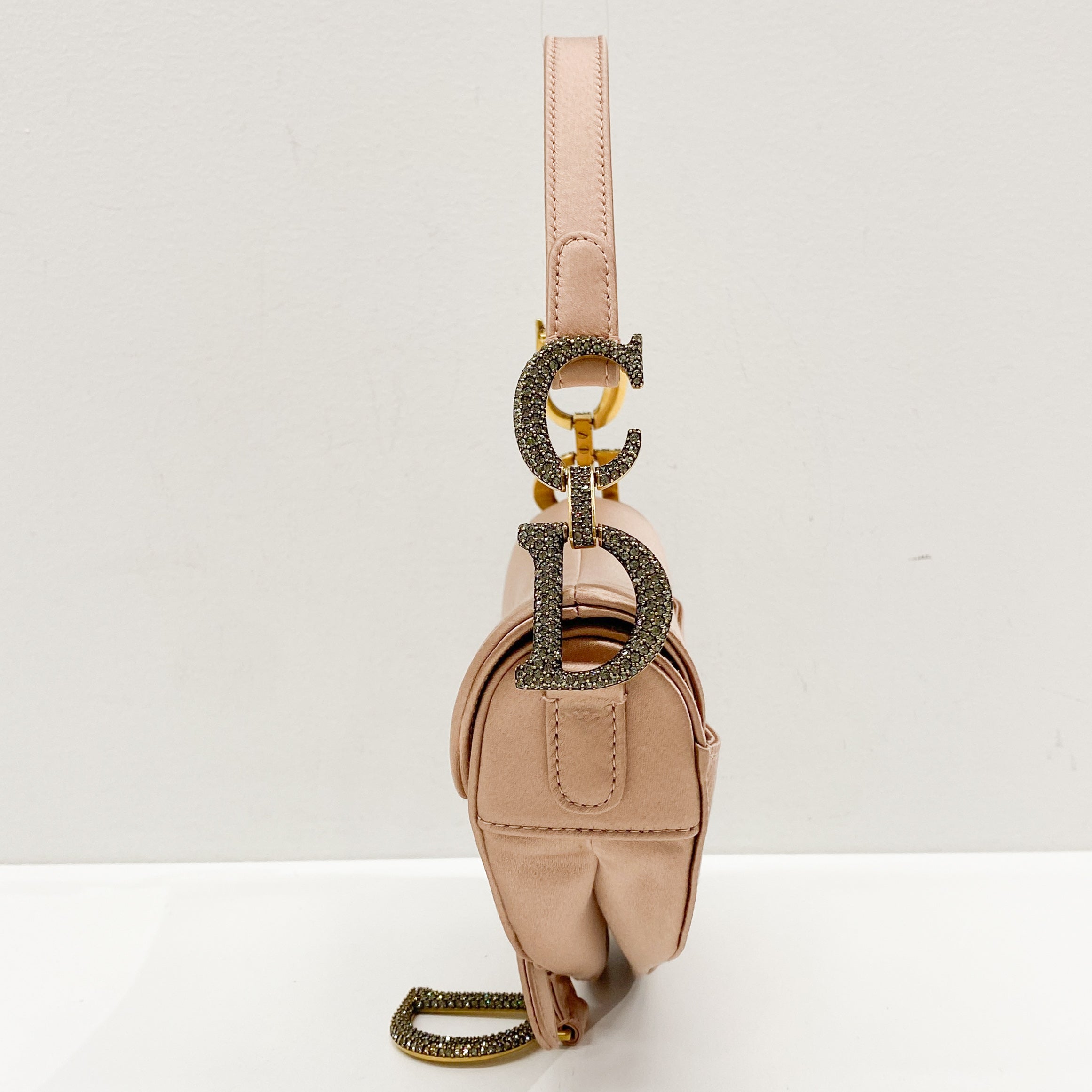 Saddle Bag Satin Rhinestone