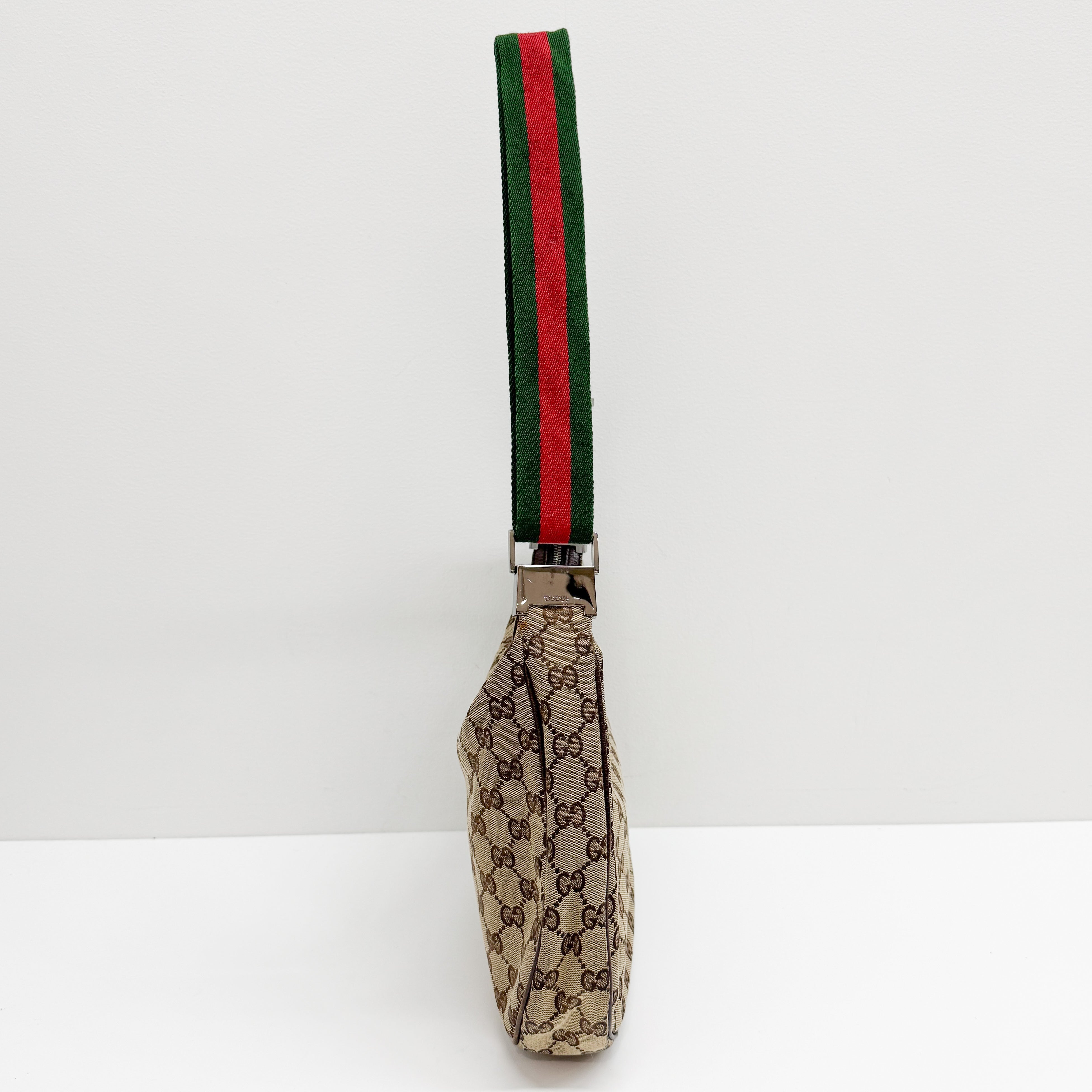 Vintage Brown Canvas Shoulder Bag