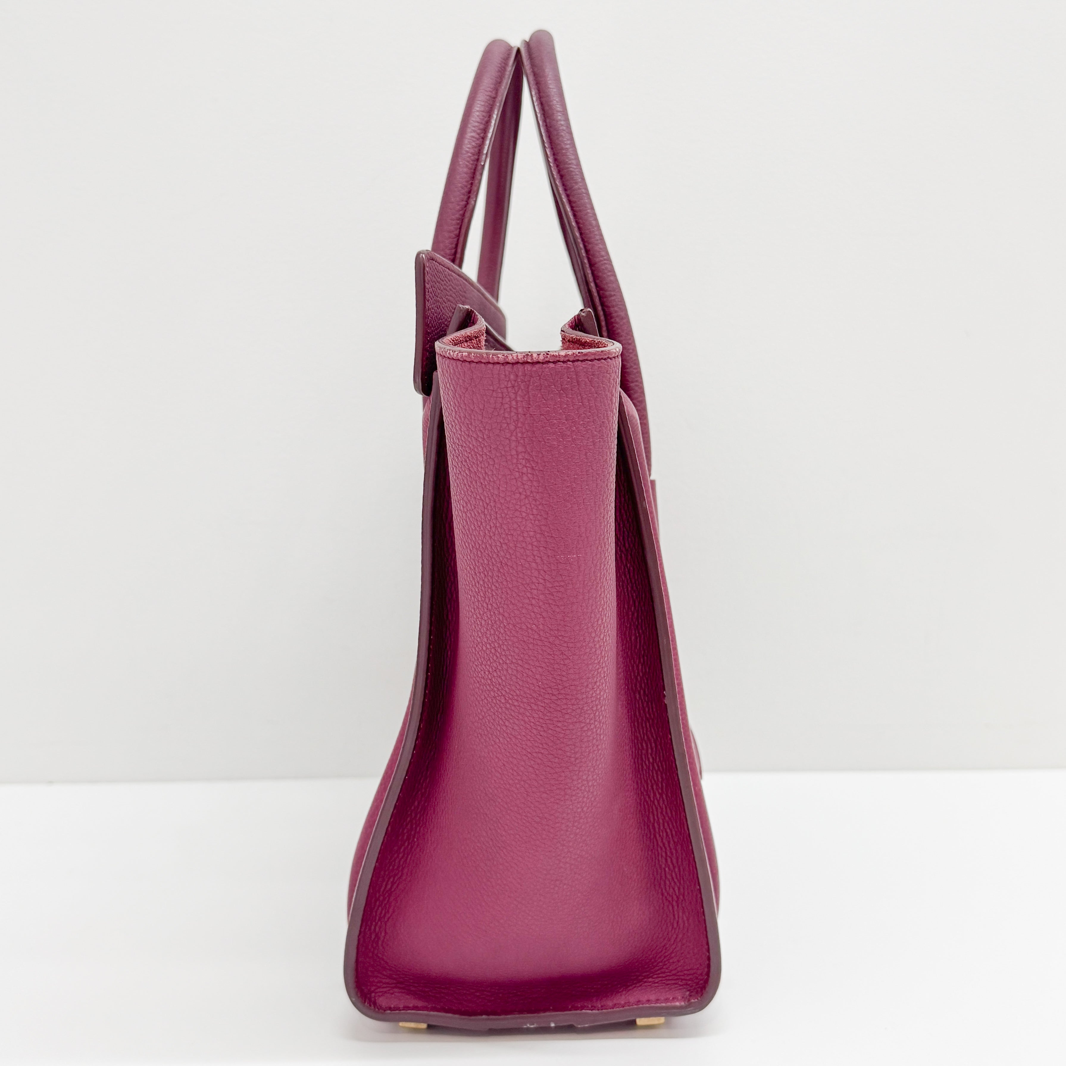 Luggage Microshopper Leather Tote Bag