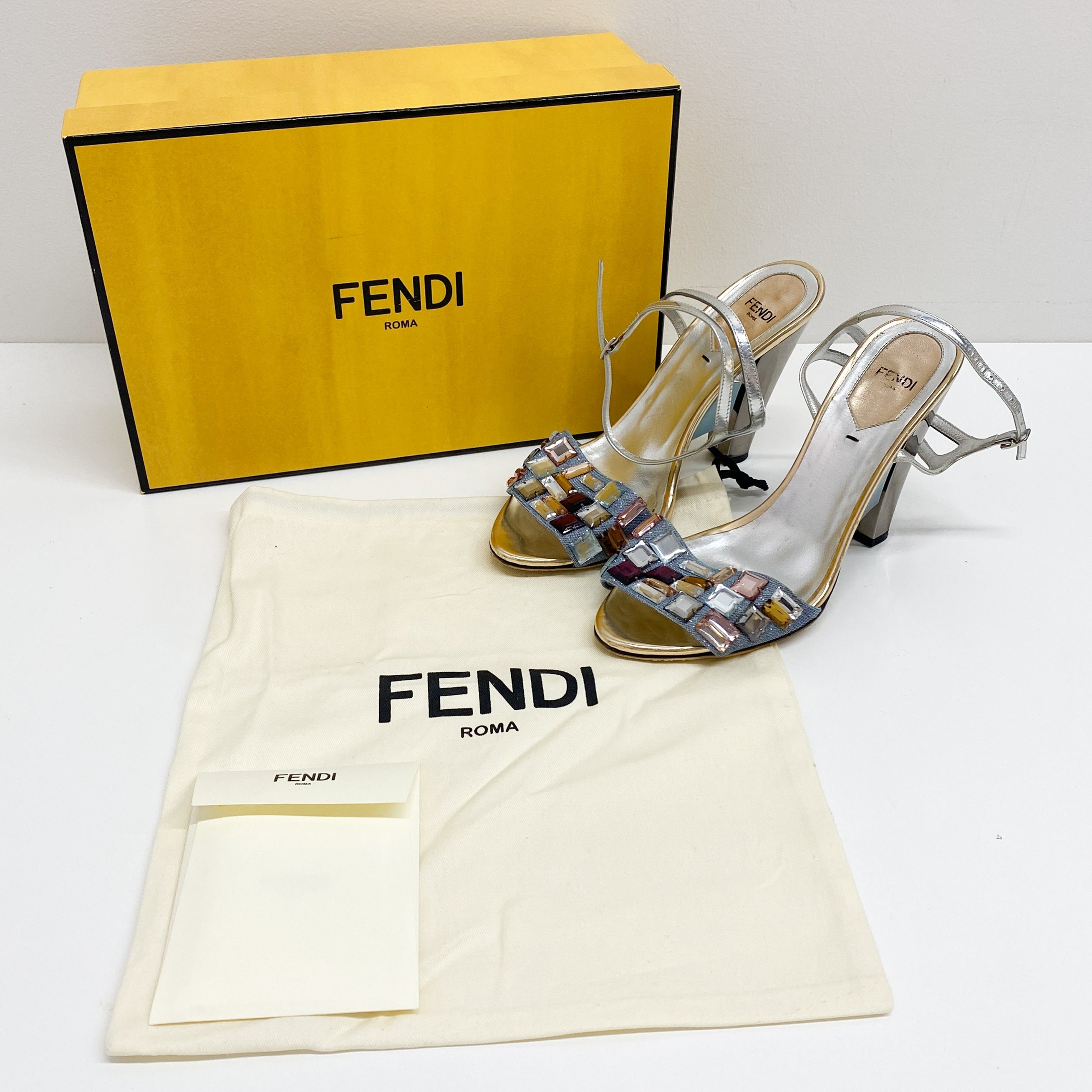 Size 38 EU Crystal Heels