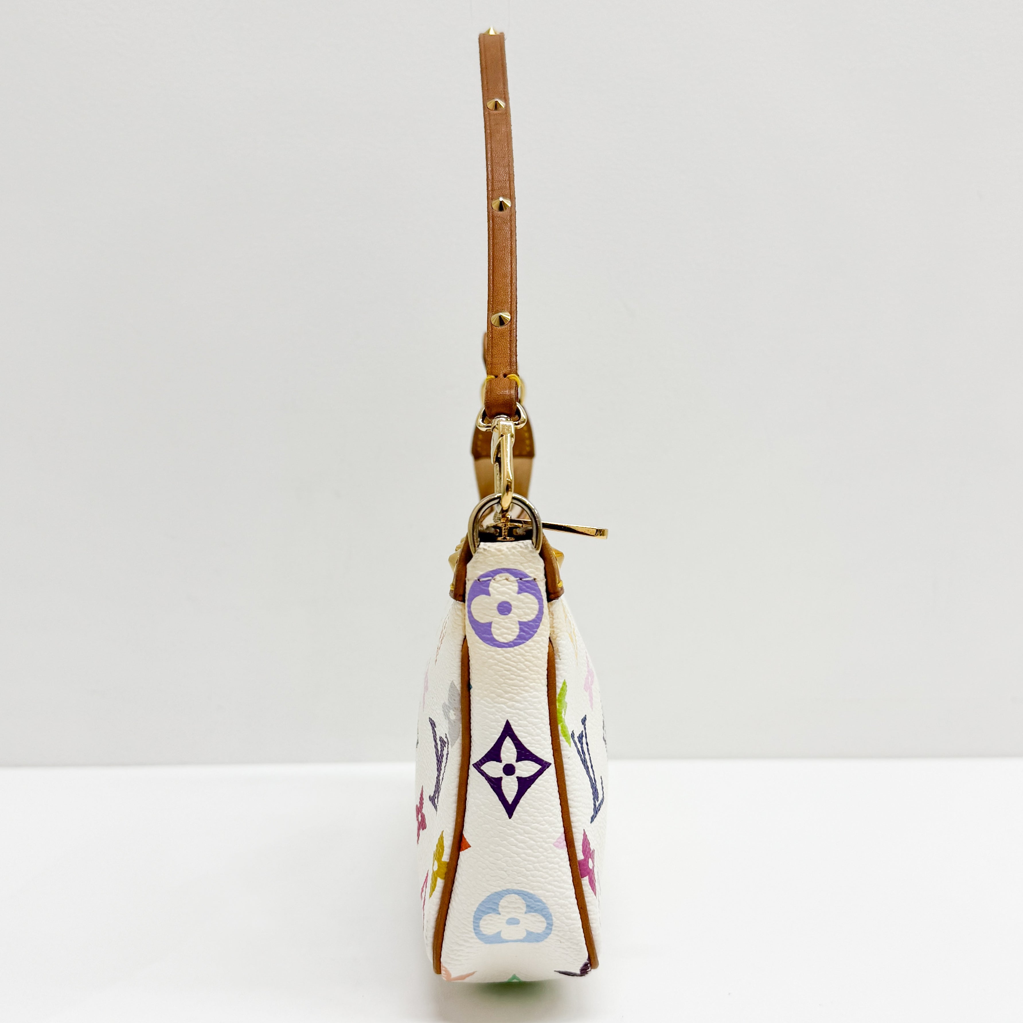 Louis Vuitton x Takashi Murakami Pochette Accessoire Multicolor Monogram Hand bag