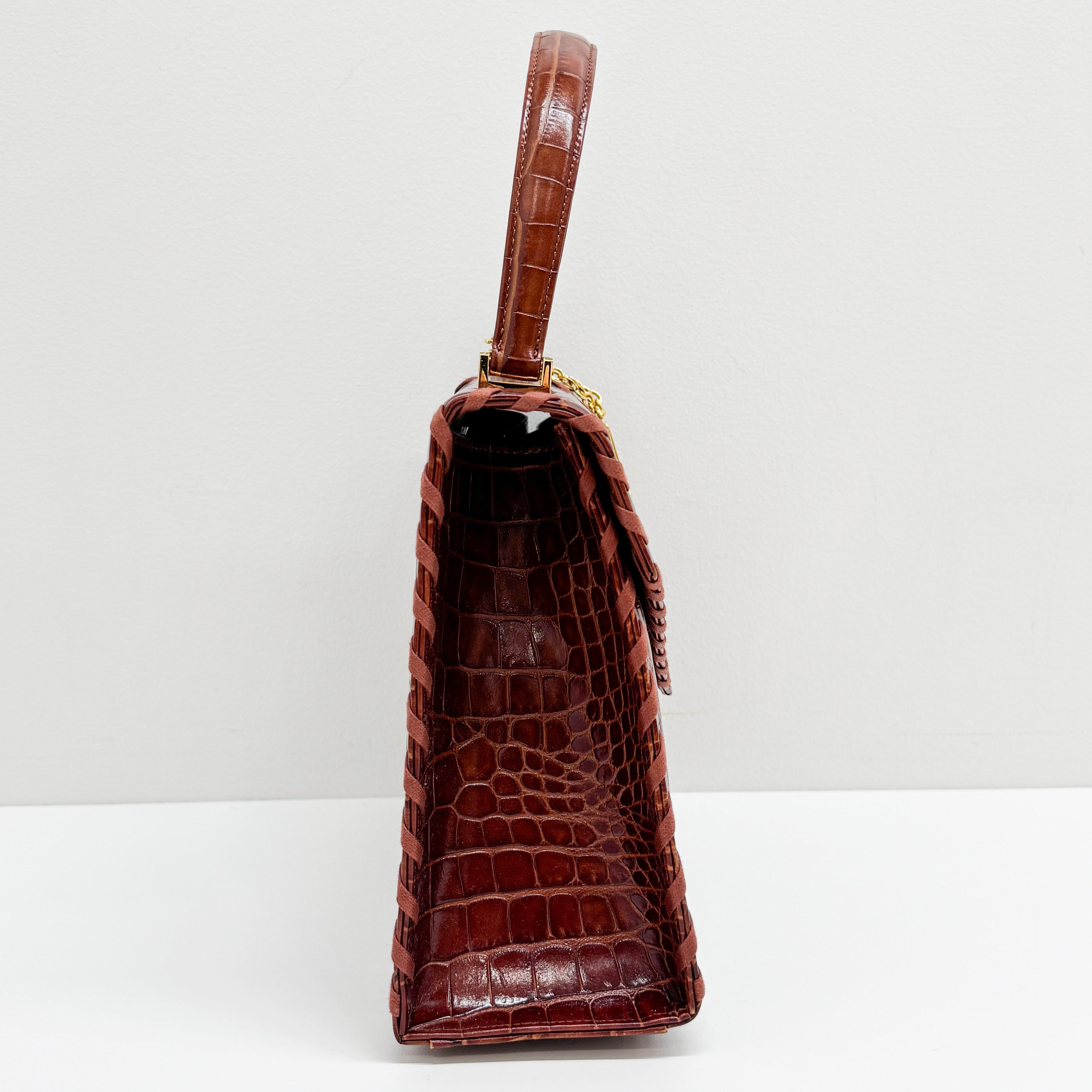 Cassandra Red Leather Hand Bag