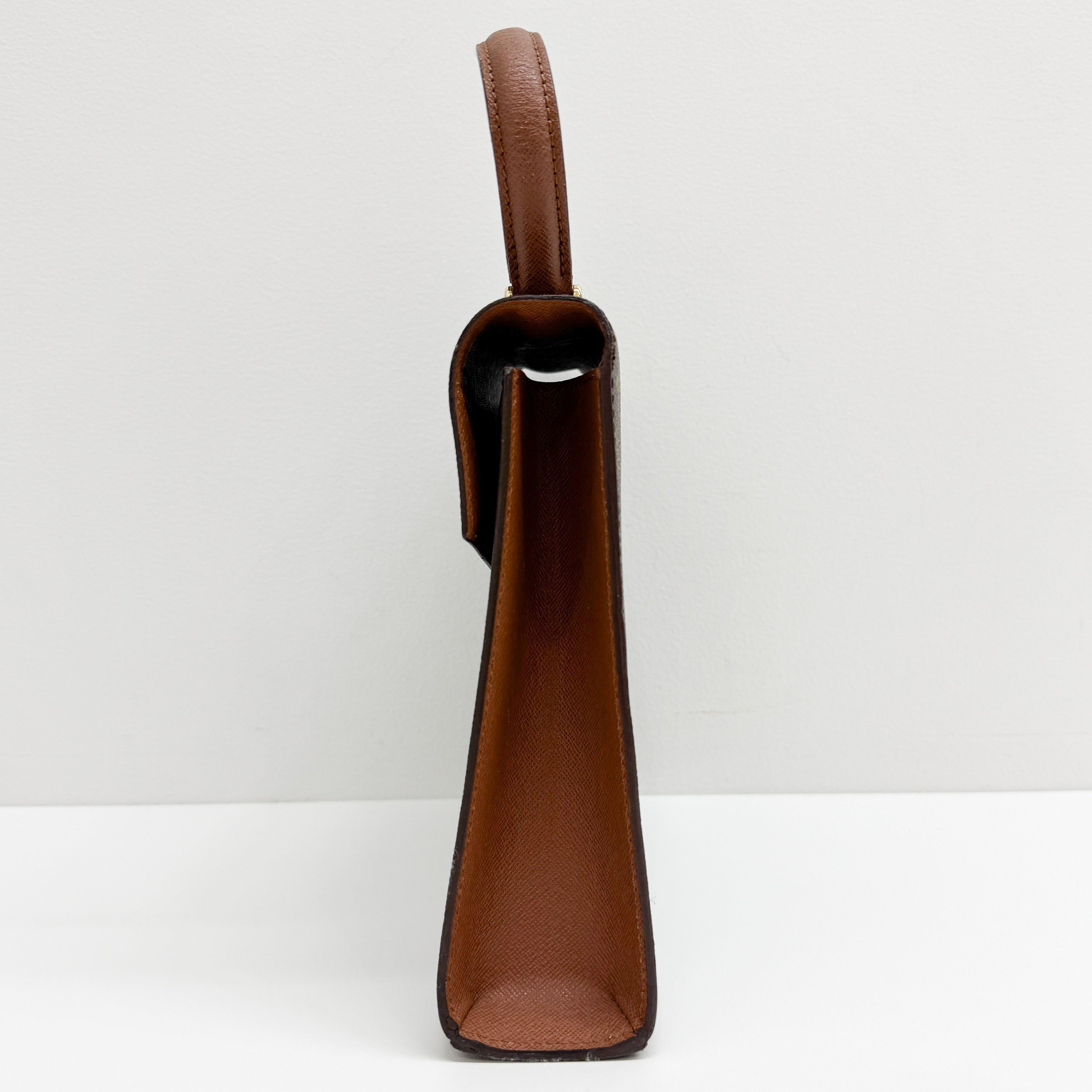 Malesherbes Brown Monogram Hand Bag