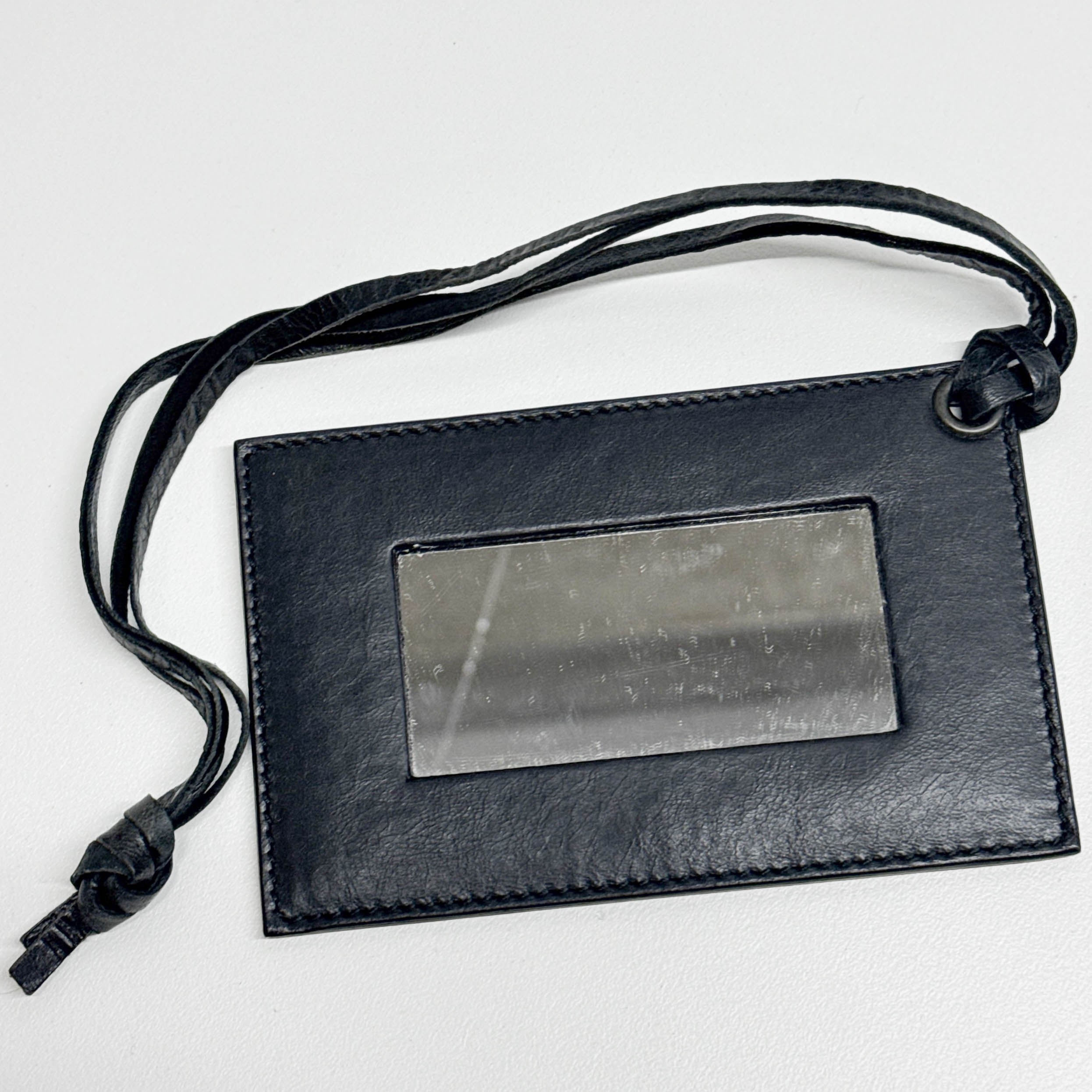 The City Black Calfskin Leather Two Way Bag