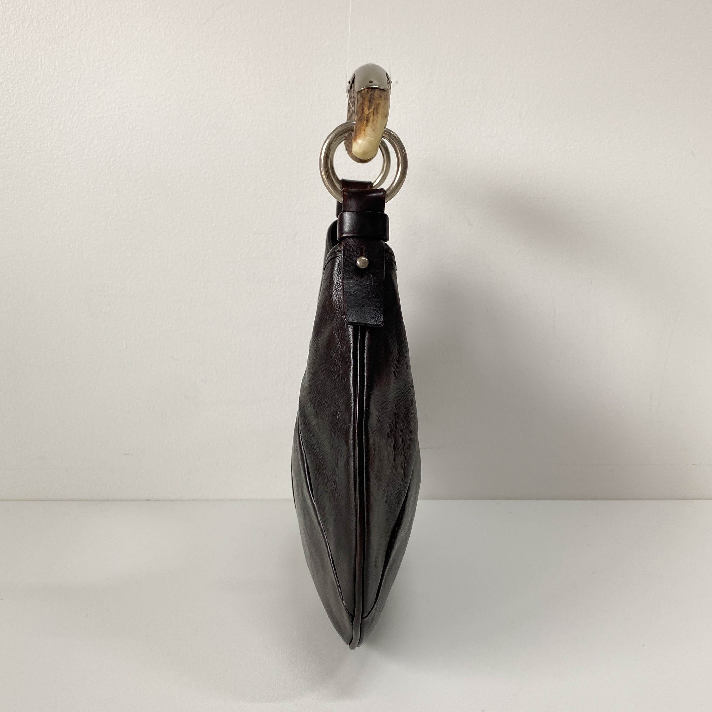 Mombasa Mini Brown Leather Handbag